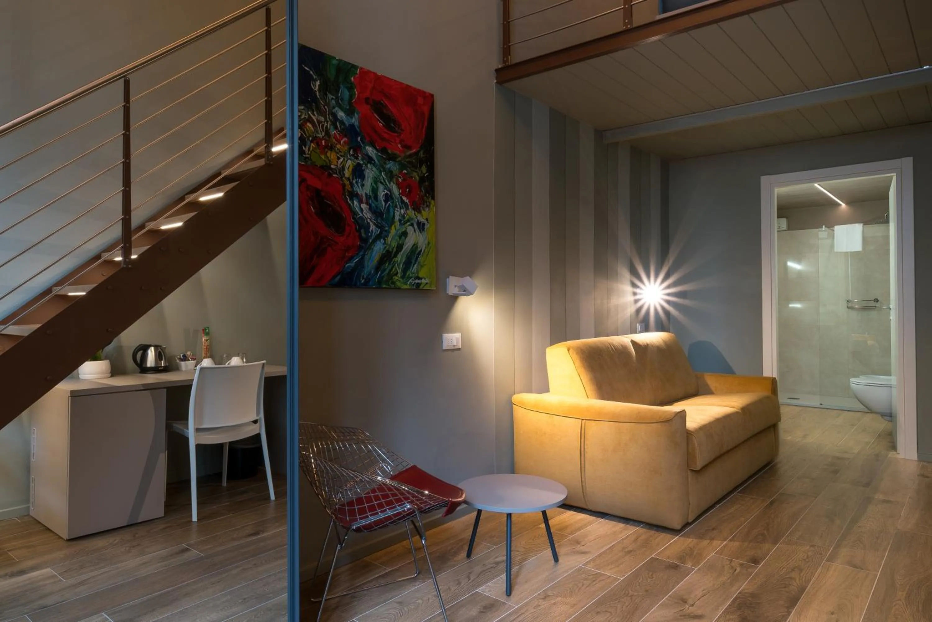 Living room in GOGO` Petit Hotel