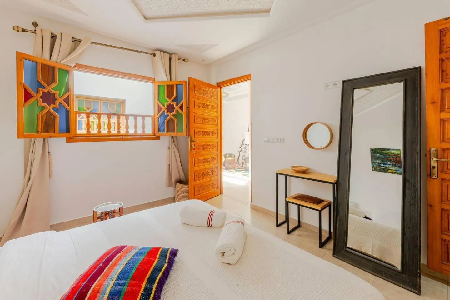 Bed in RIAD Miel & Une Nuit