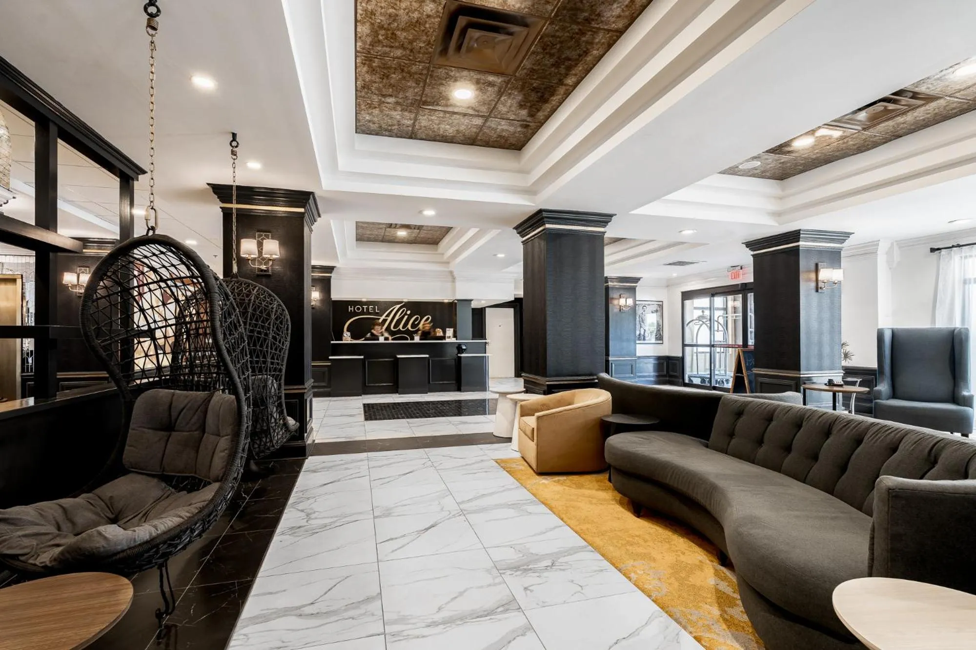 Lobby or reception in Hotel Alice