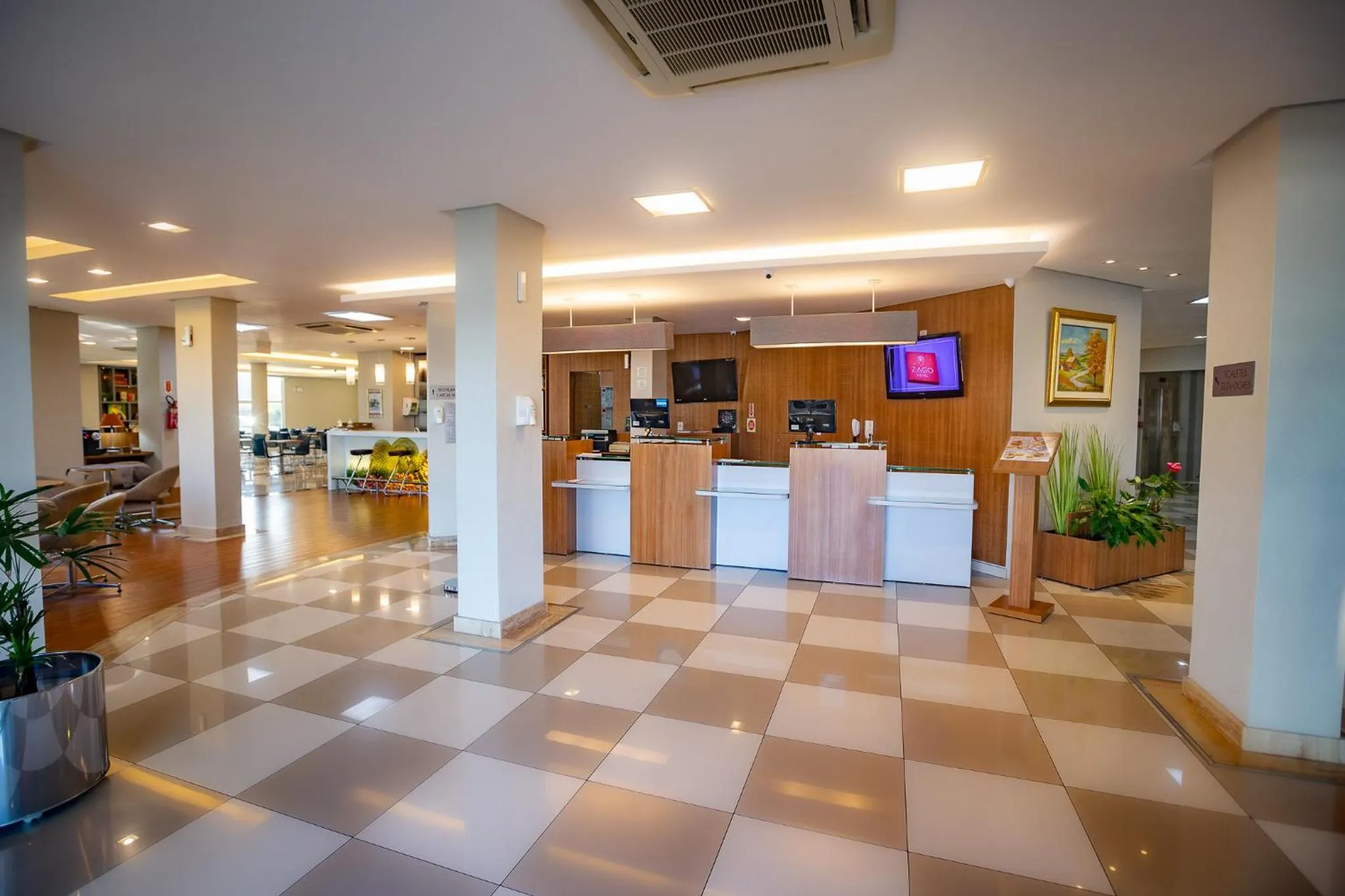 Lobby or reception in Zago Hotel