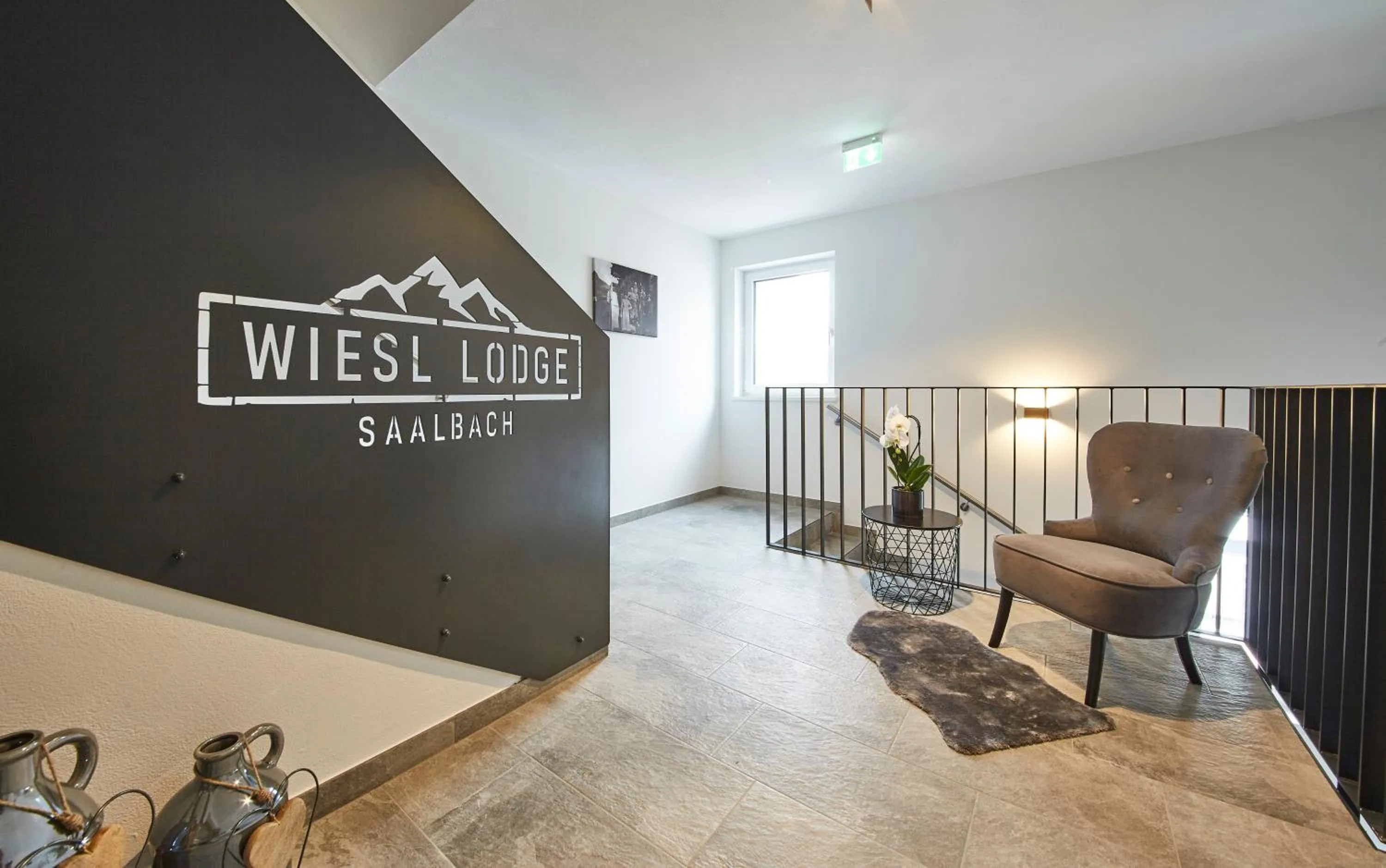 Property logo or sign in Wiesl Lodge Saalbach