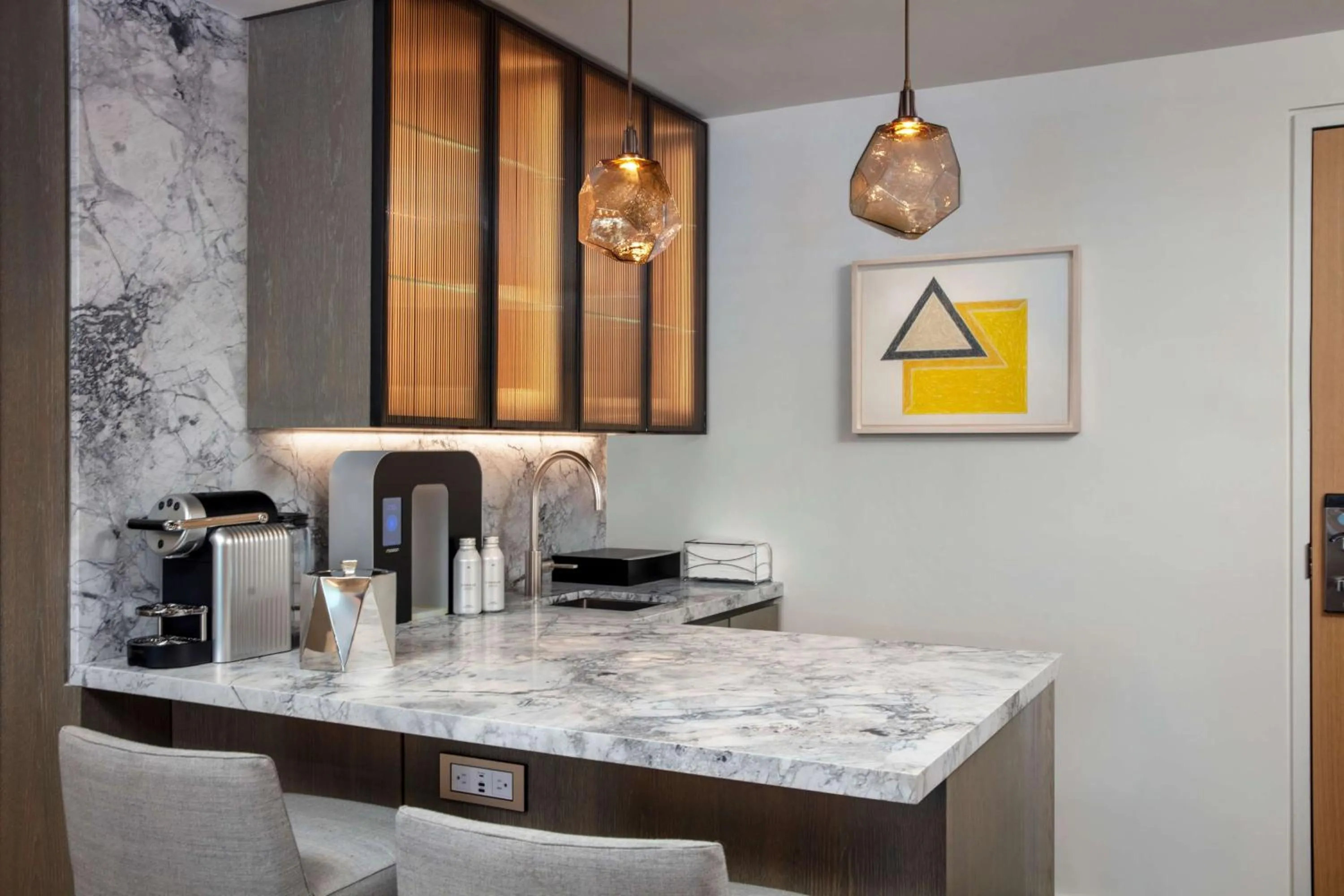 Kitchen or kitchenette in Conrad New York Downtown