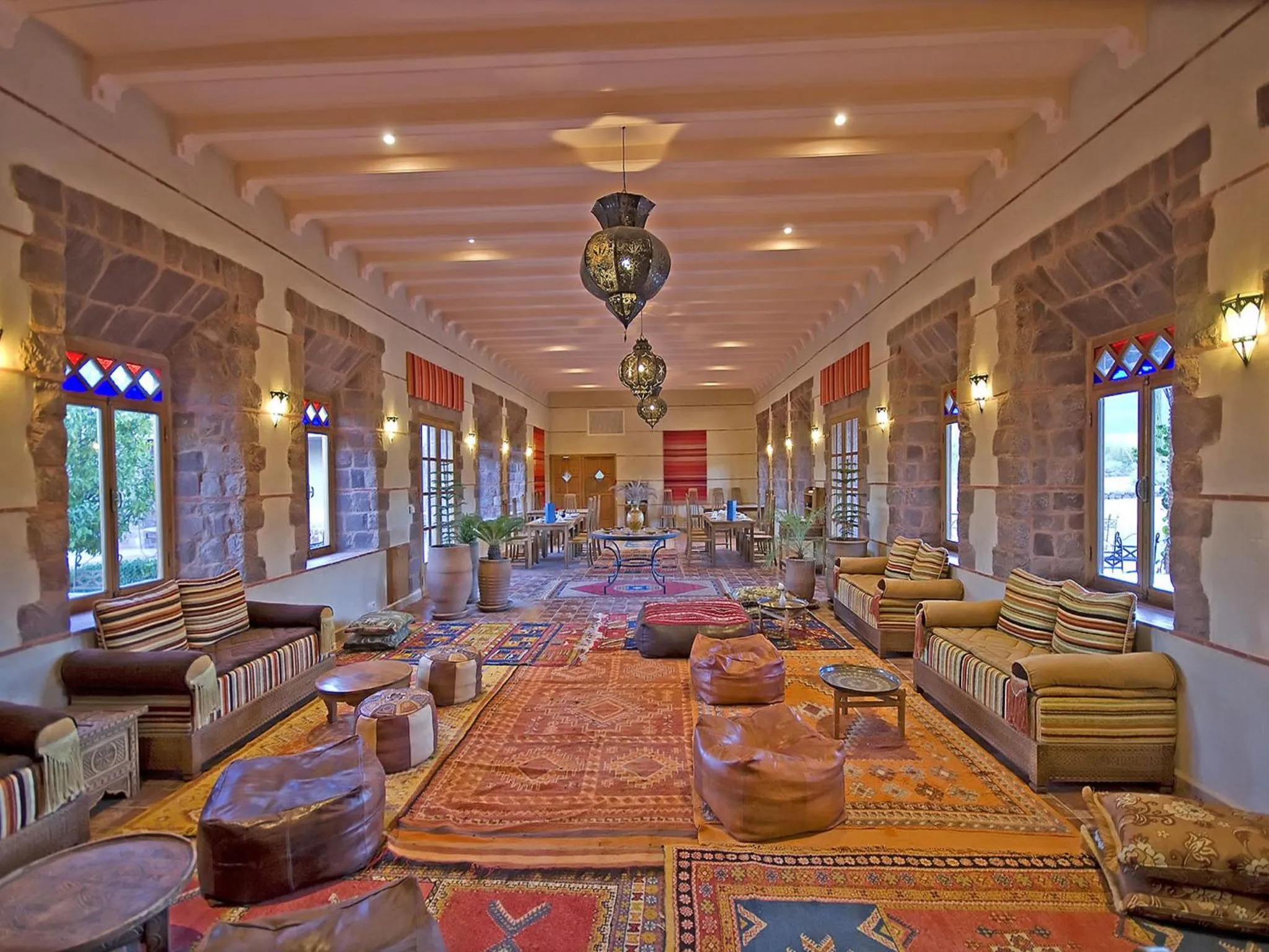 Lounge or bar in Kasbah Angour