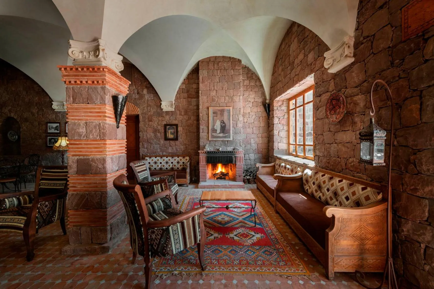 Lounge or bar in Kasbah Angour