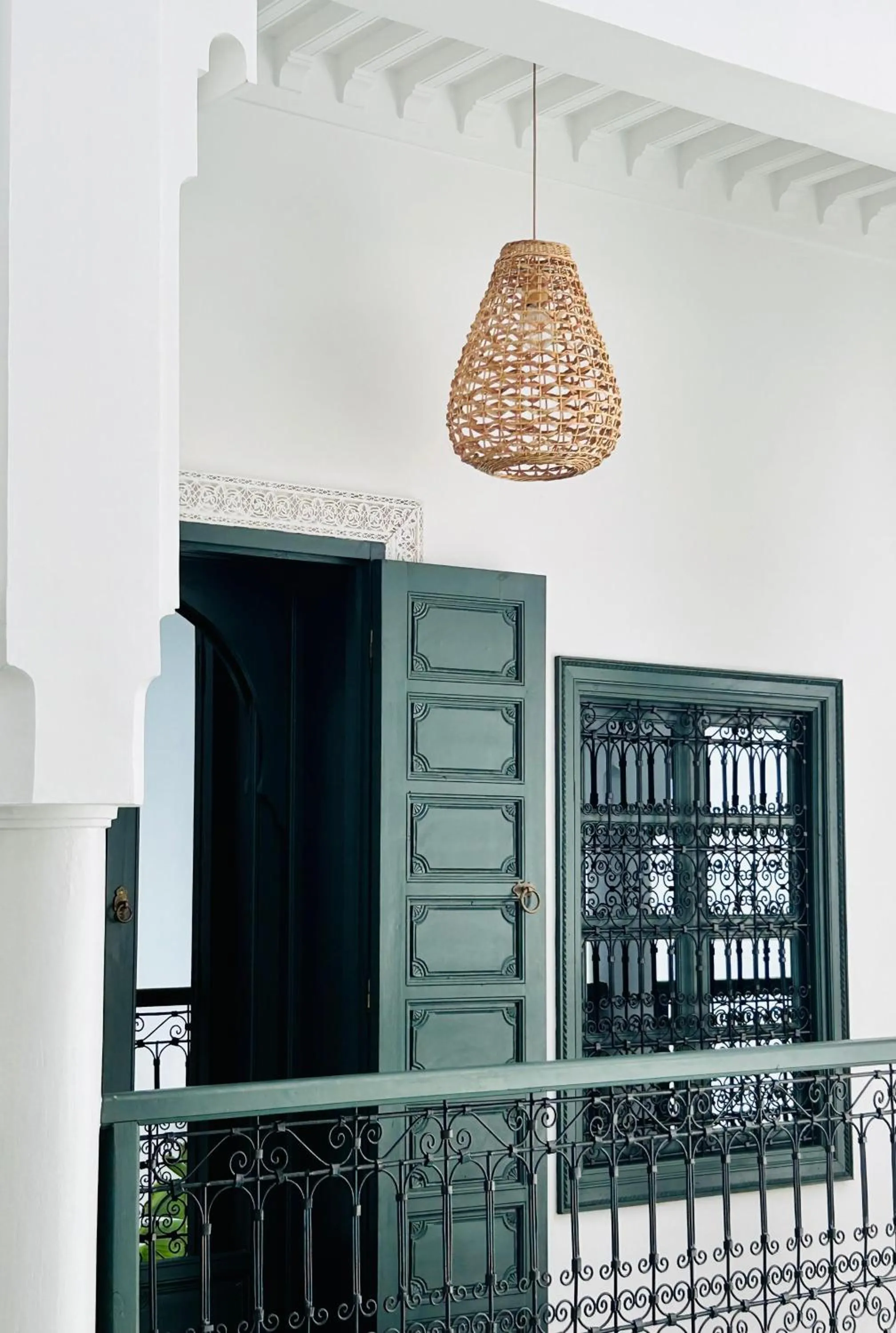 Decorative detail in Riad Baba Ali