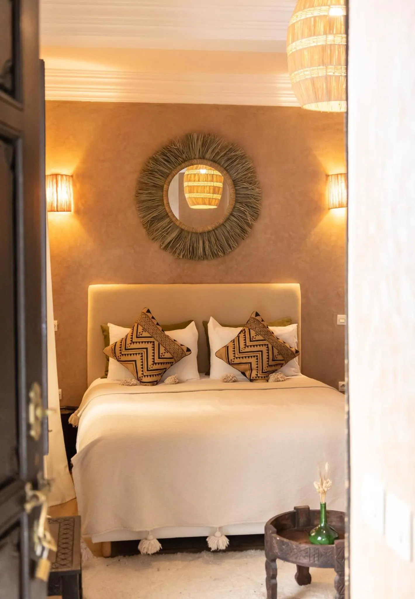 Bed in Riad Baba Ali