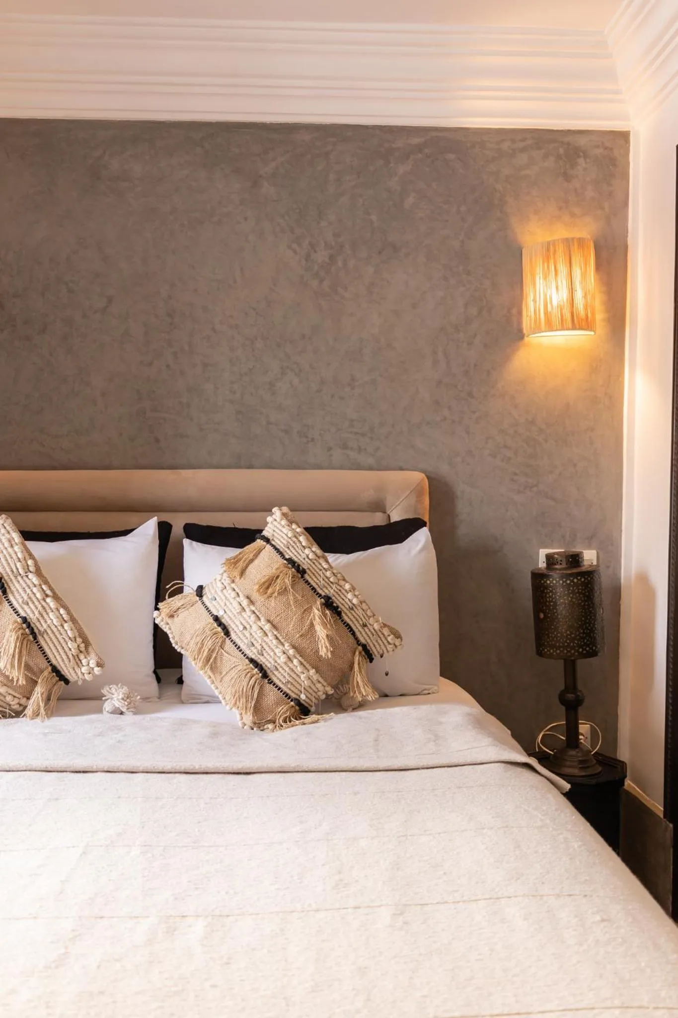 Bed in Riad Baba Ali