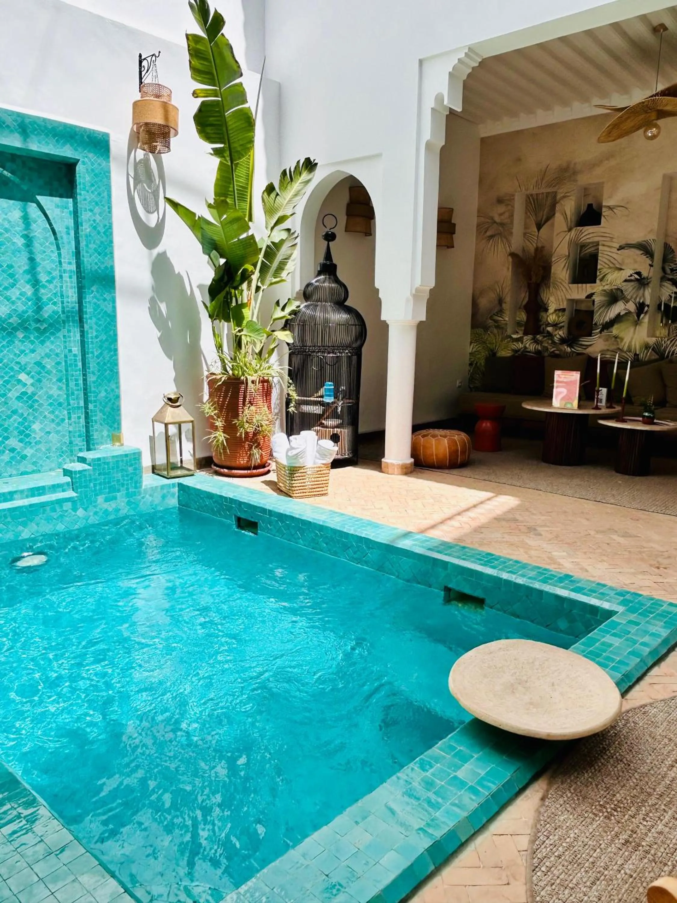 Living room in Riad Baba Ali