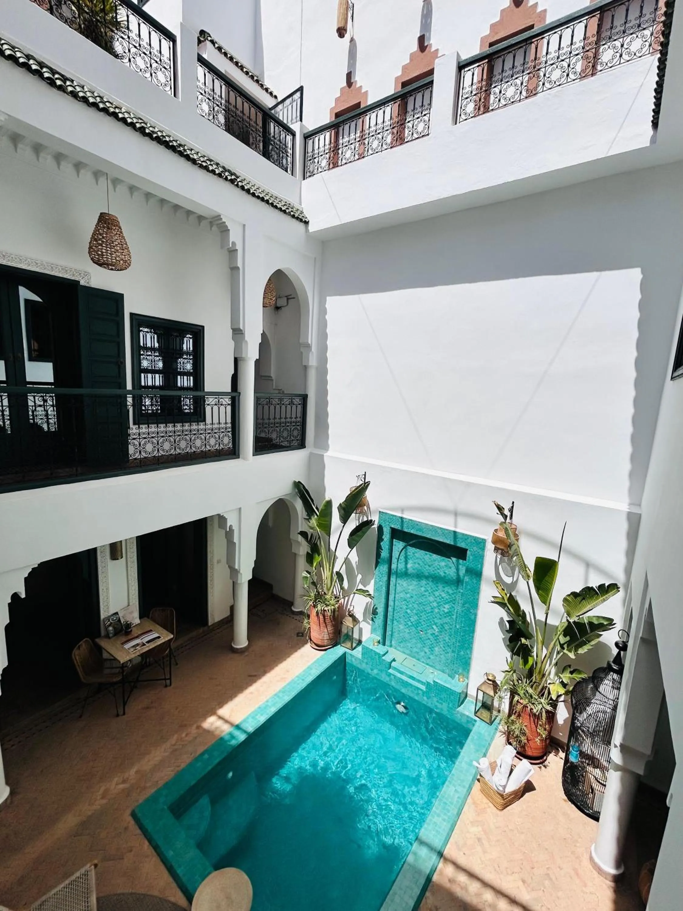 Pool view in Riad Baba Ali