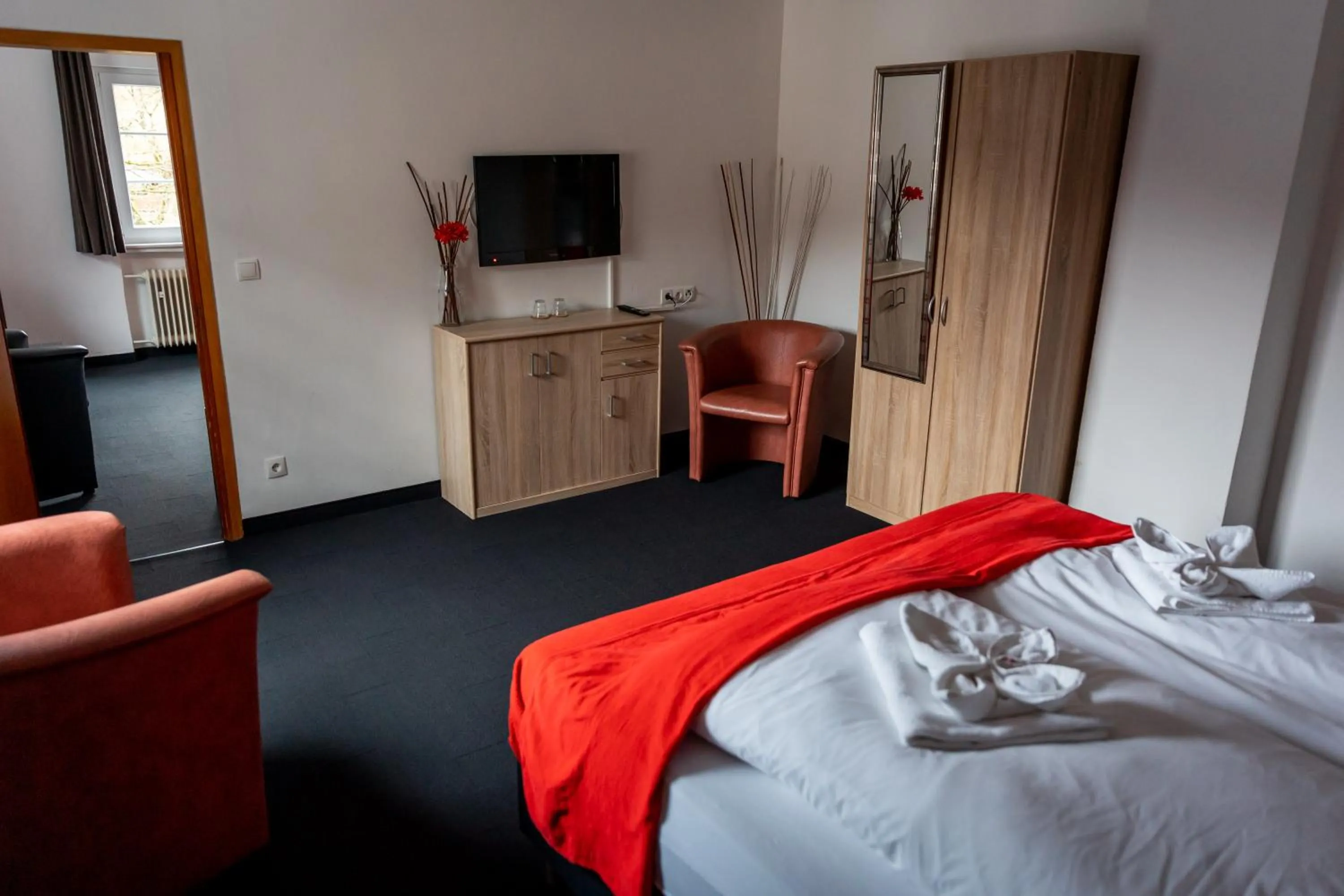 Bed in Hotel Tiefenhagen Sauerland