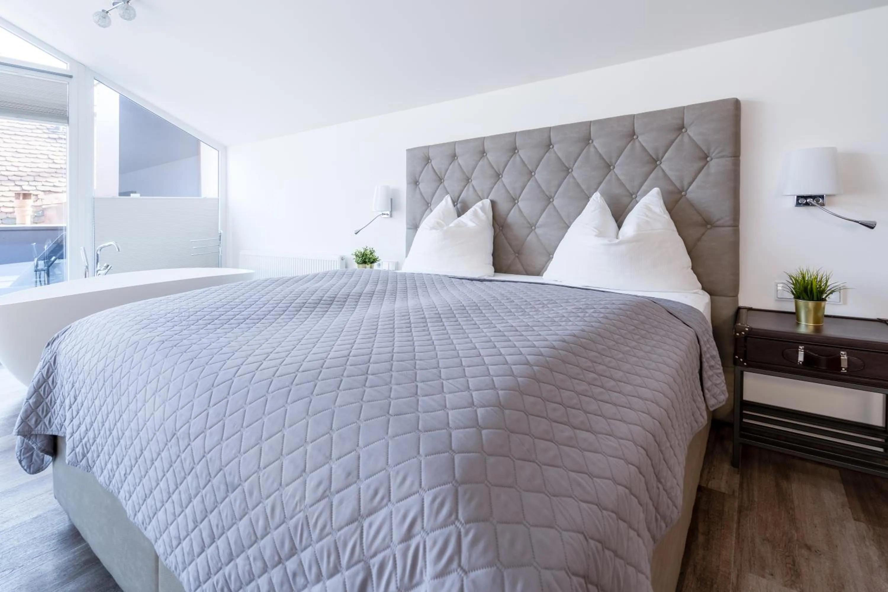 Bed in Kaiser Max Design Appartements