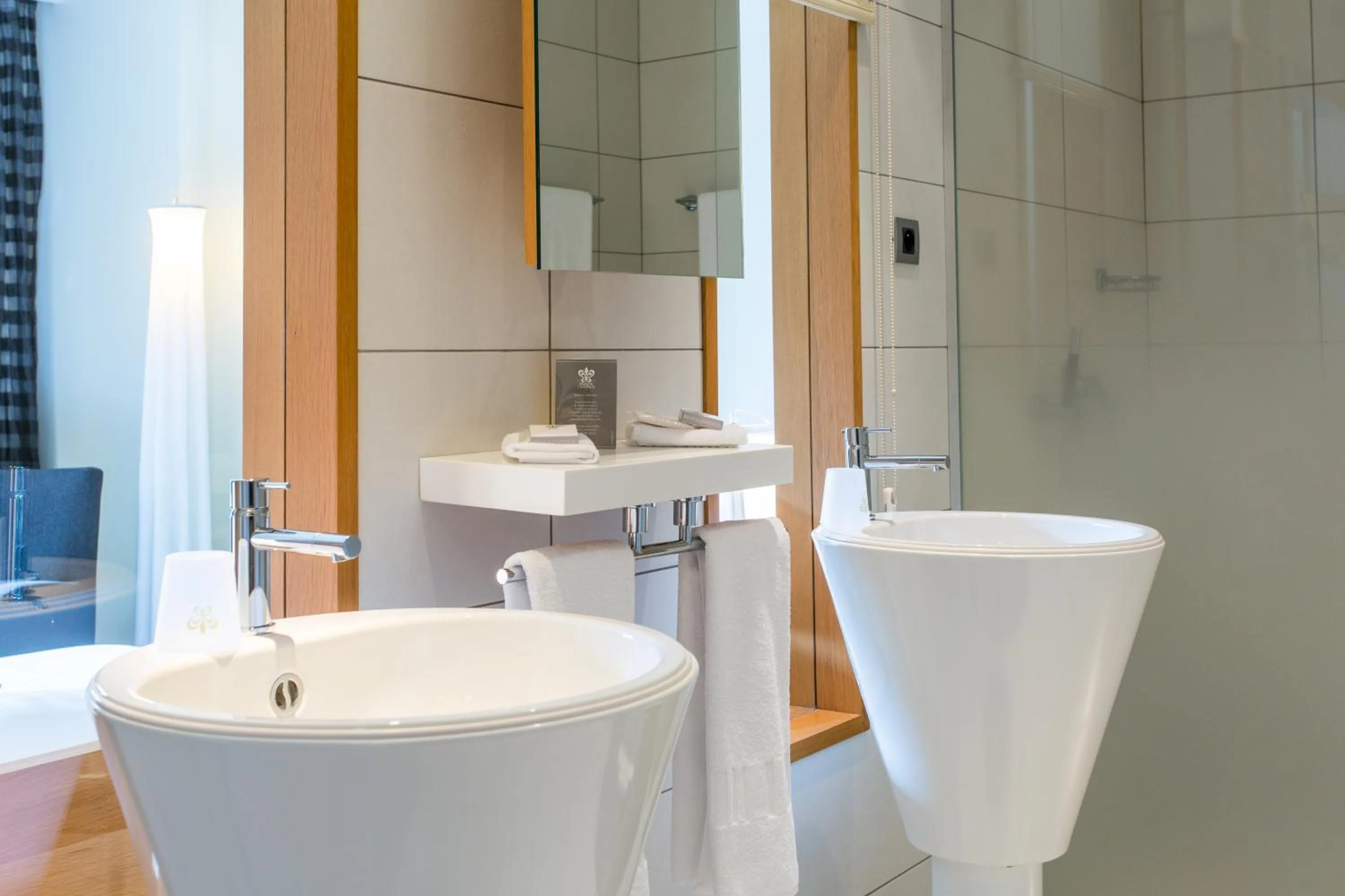 Bathroom in Restaurant Hôtel L'Arnsbourg
