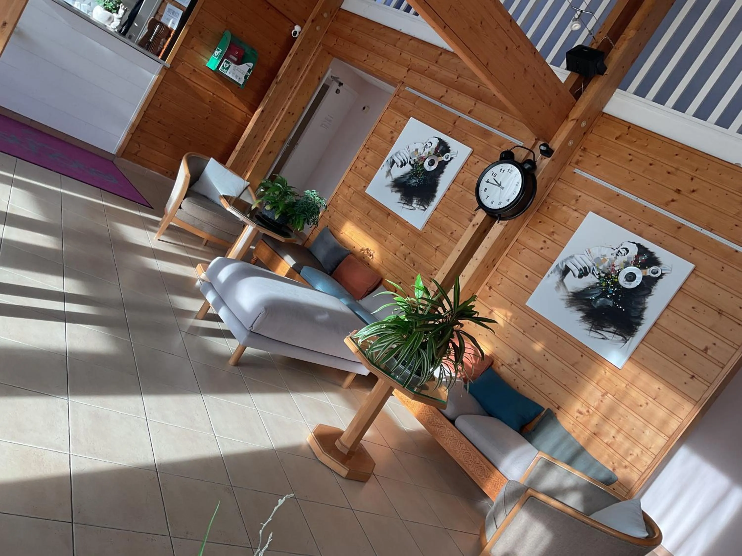 Lobby or reception in Fasthotel Chateauroux