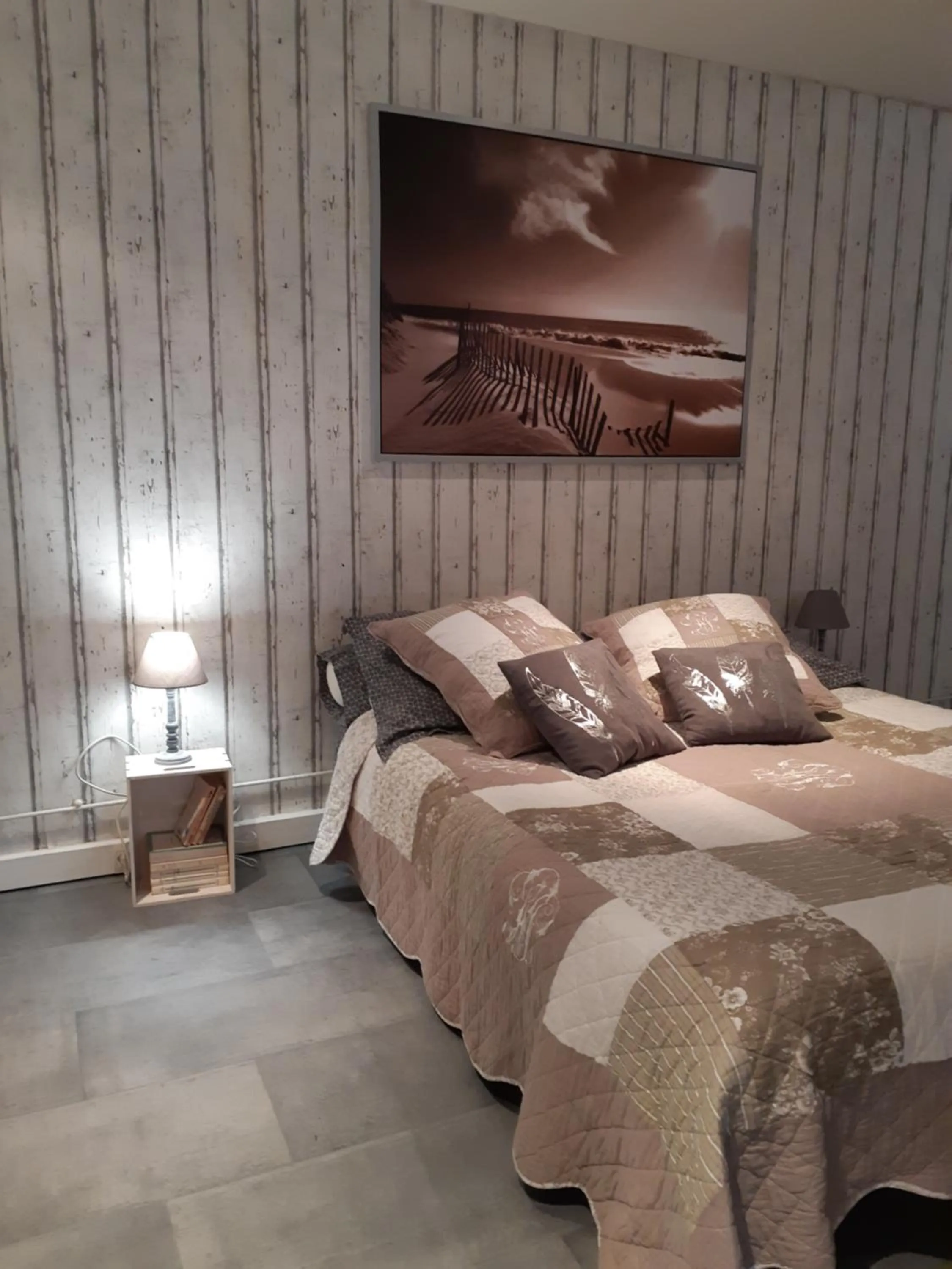 Bed in Villa Lumières