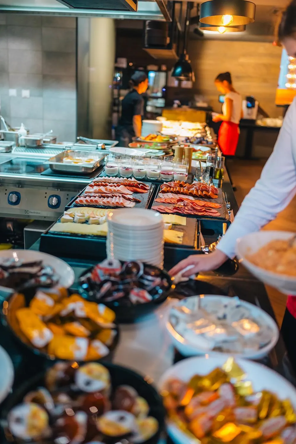 Breakfast in Up Hotel Budapest