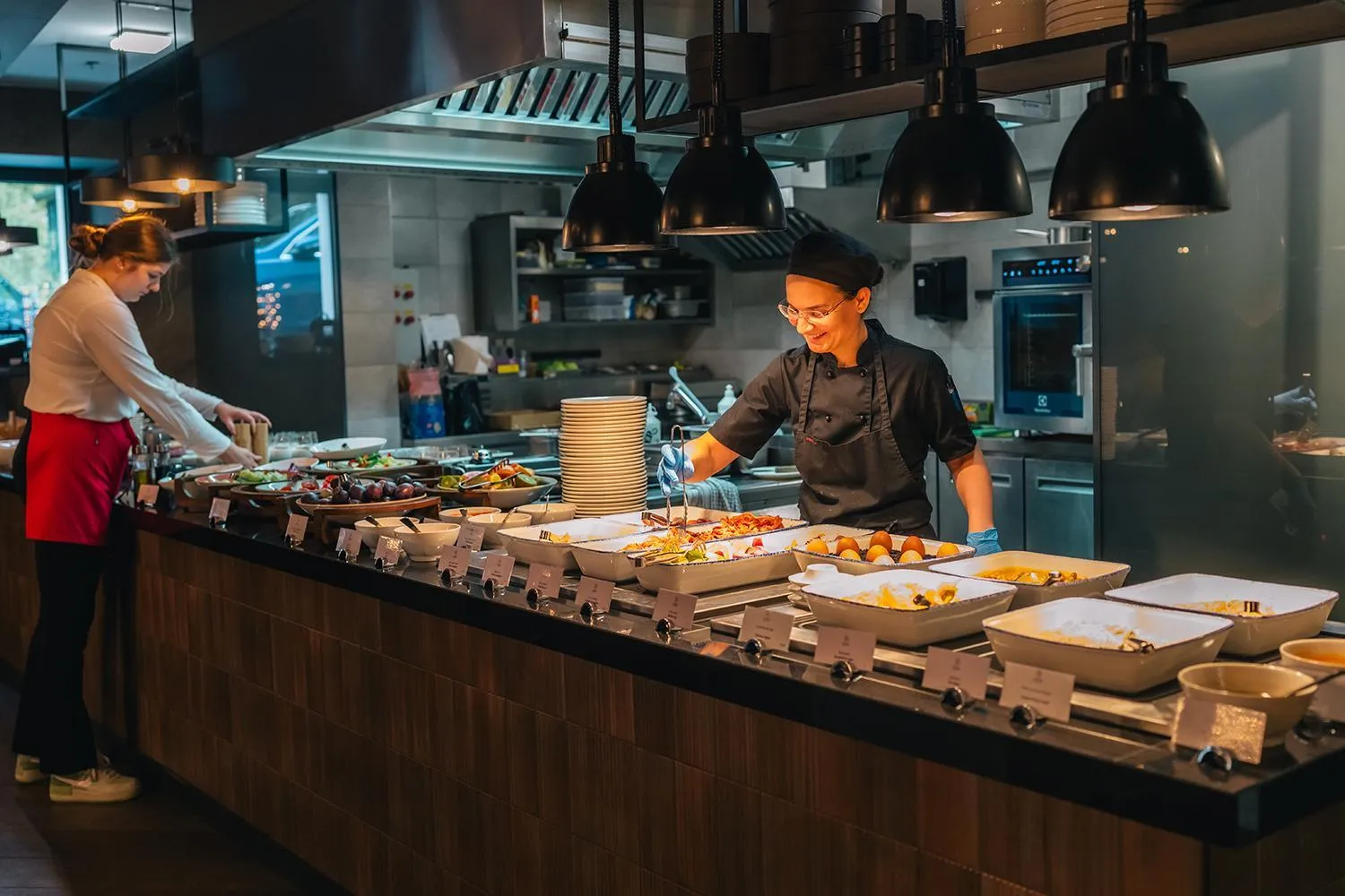 Breakfast in Up Hotel Budapest