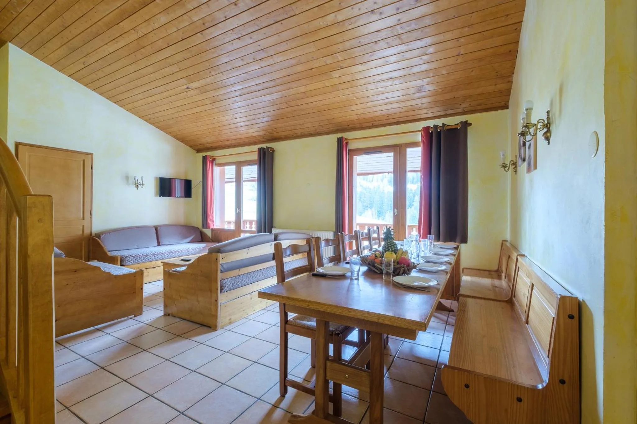 Living room in Résidence Les Balcons De Val Cenis Le Haut