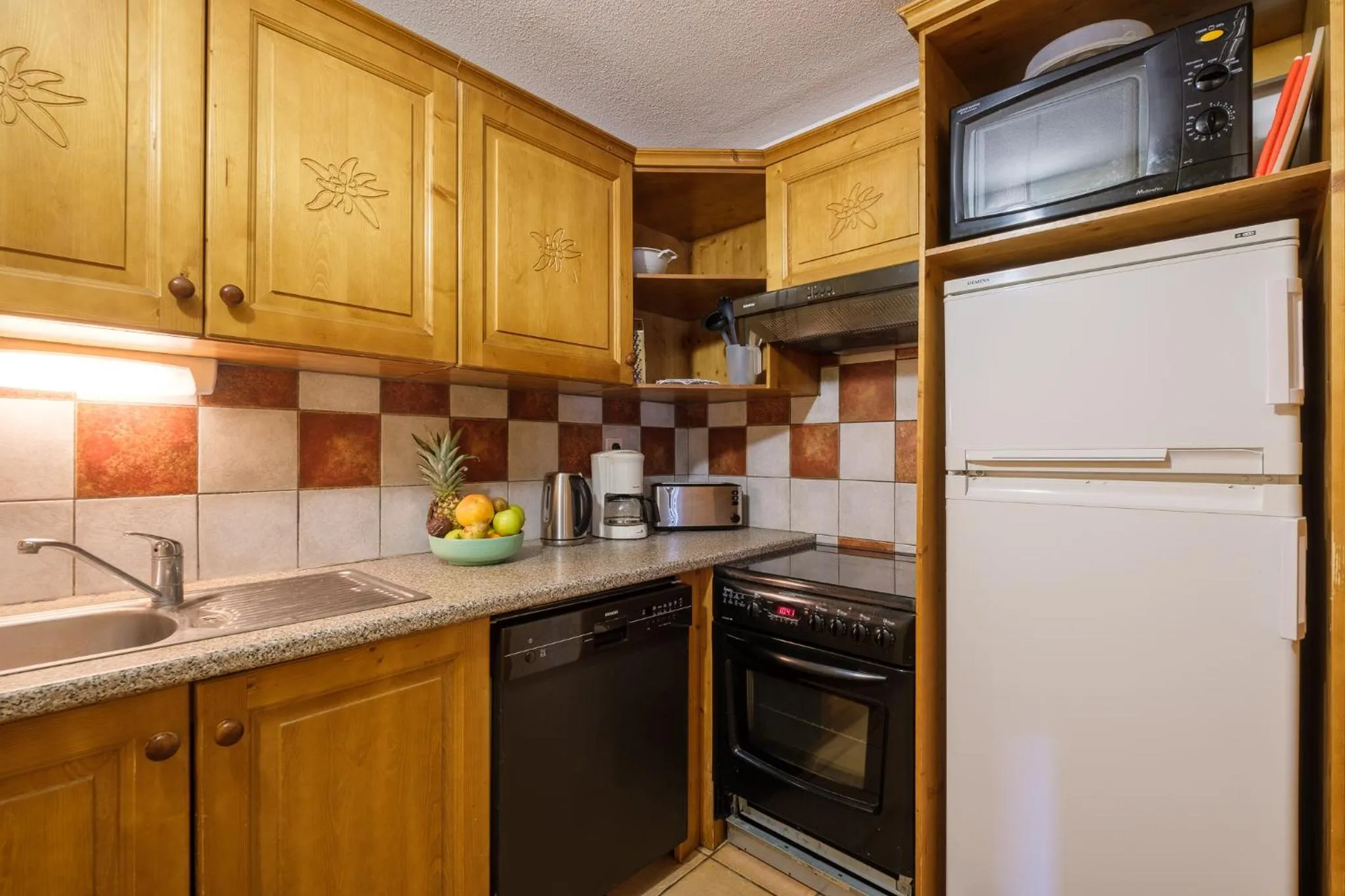 Kitchen or kitchenette in Résidence Les Balcons De Val Cenis Le Haut