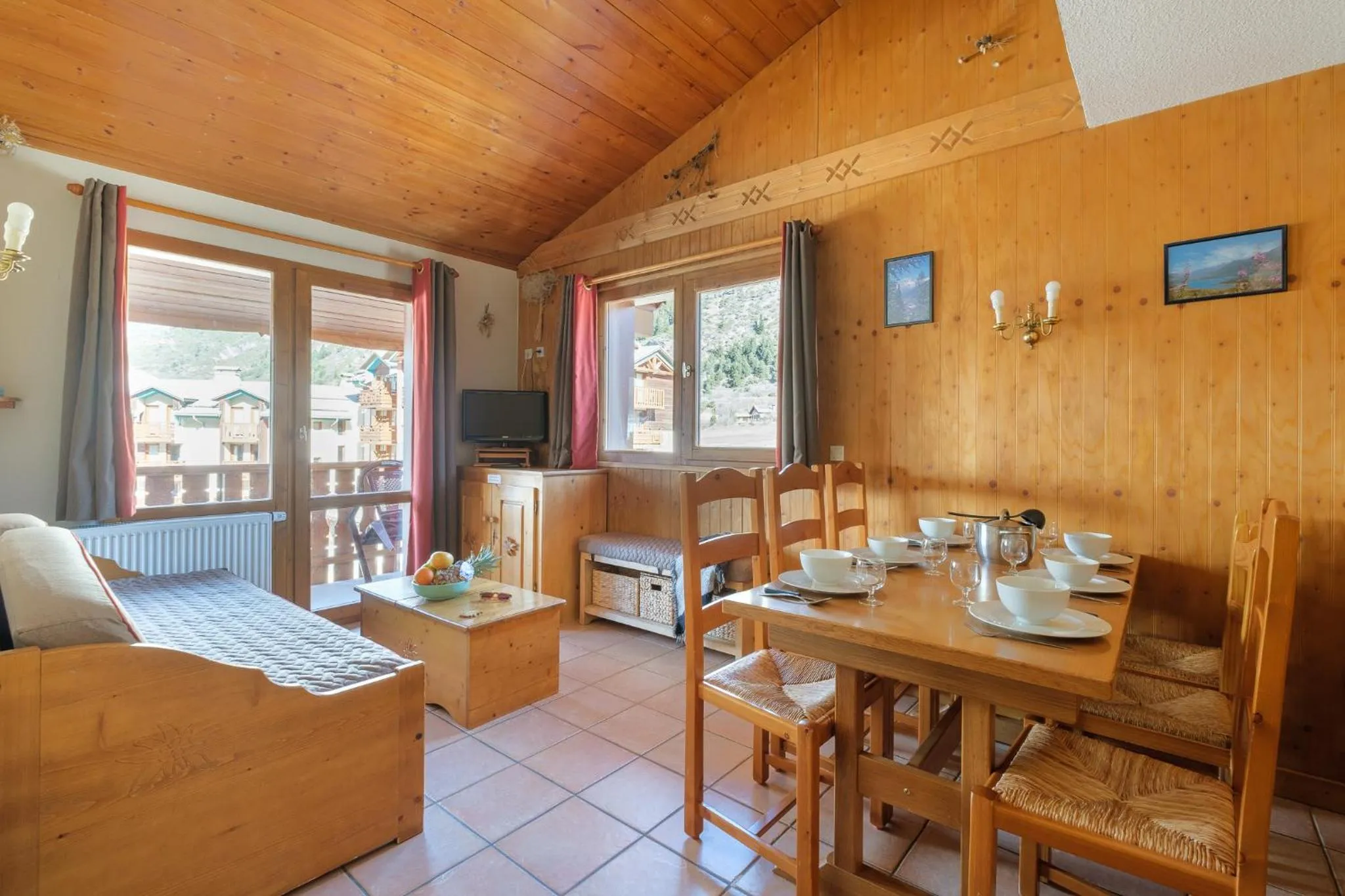 Living room in Résidence Les Balcons De Val Cenis Le Haut