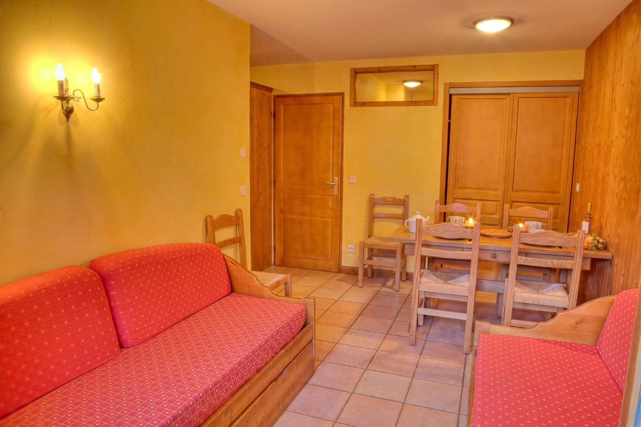 Living room in Résidence Les Balcons De Val Cenis Le Haut