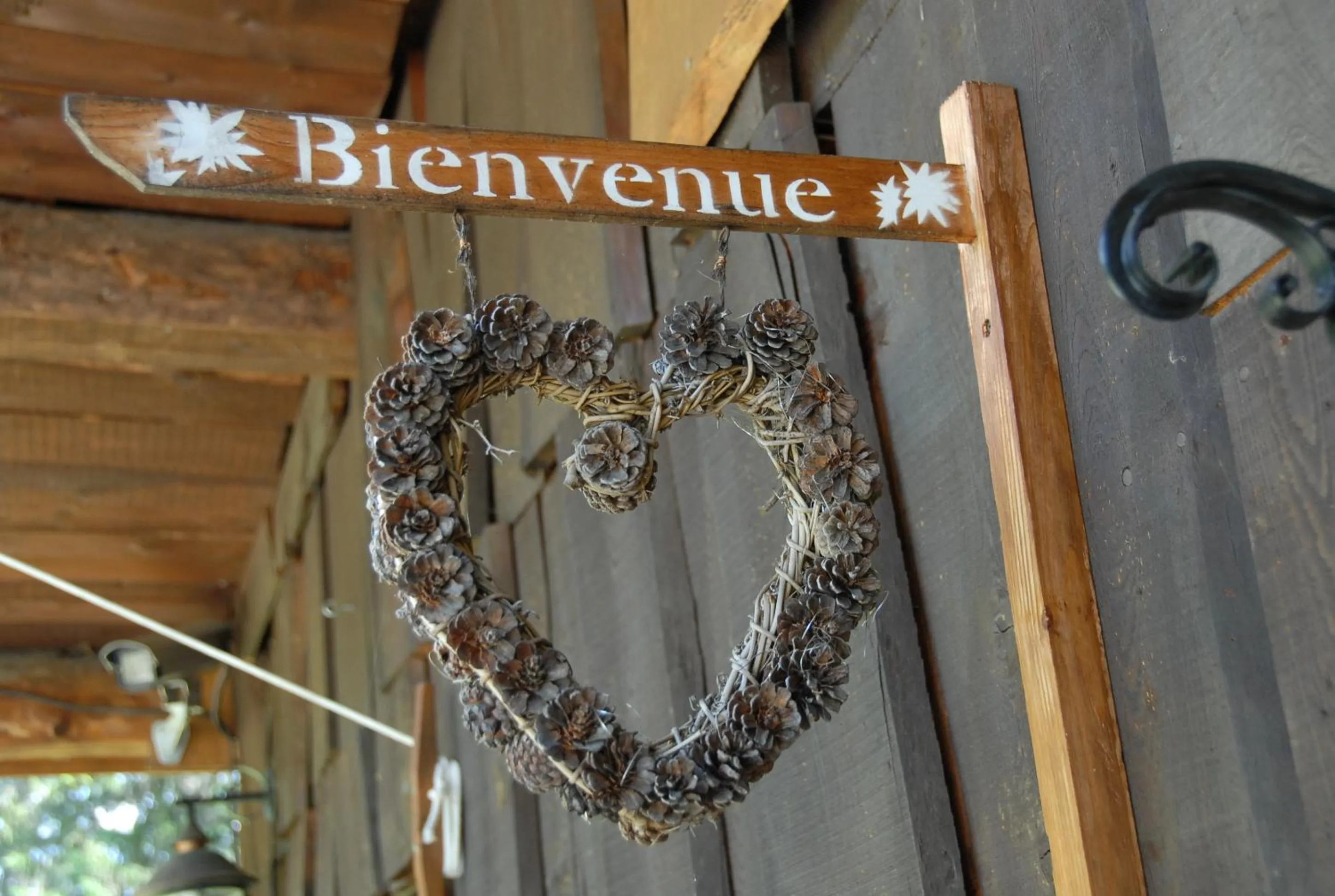 Property logo or sign in Hôtel Chalet Le Caribou