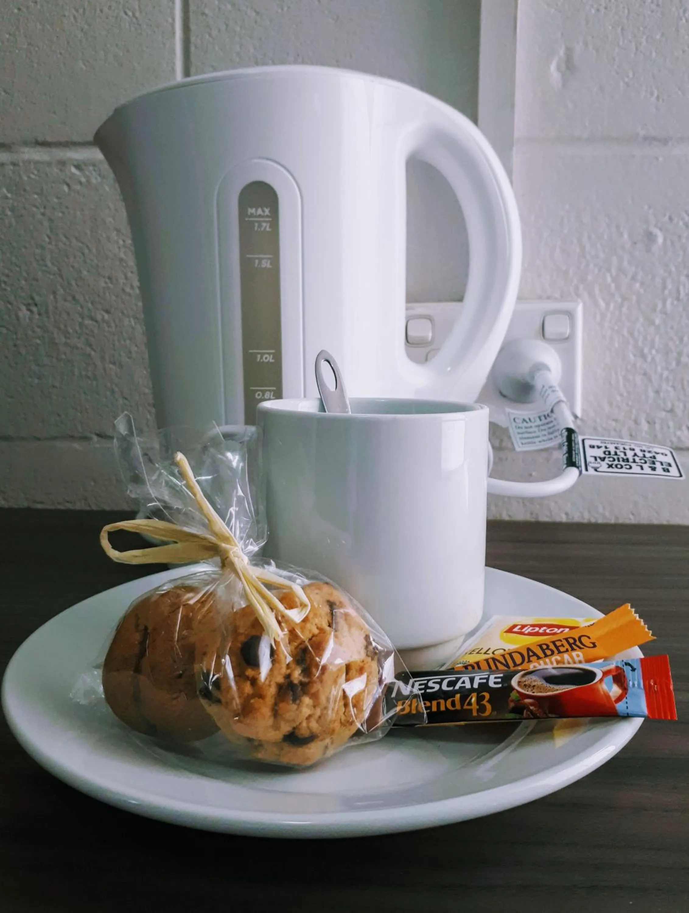 Coffee/tea facilities in Motel Riverbend