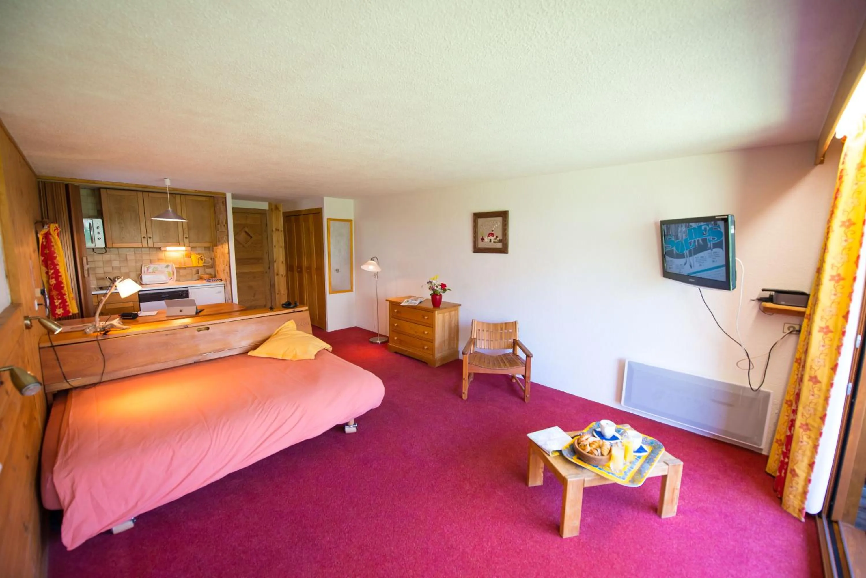 Bed in Les Chalets du Villard