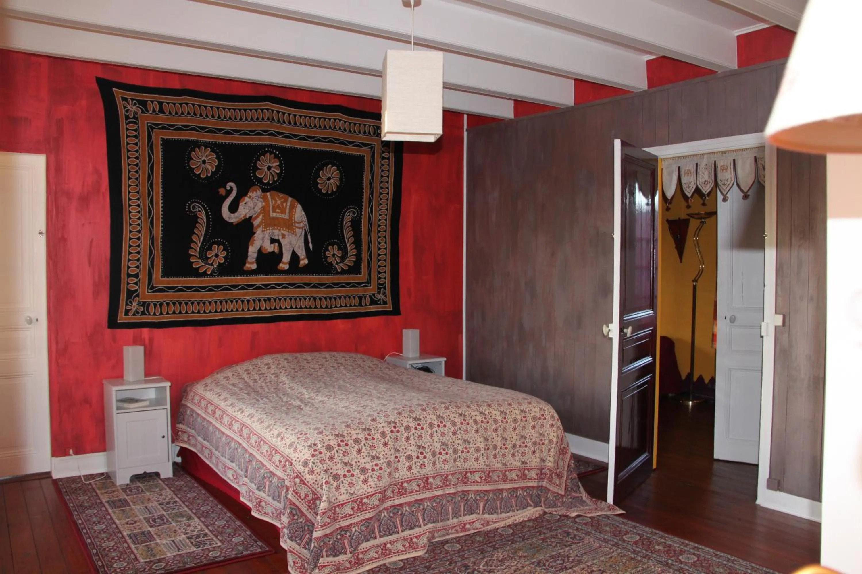 Bedroom in Chambres d'hôtes Manoir du Buquet