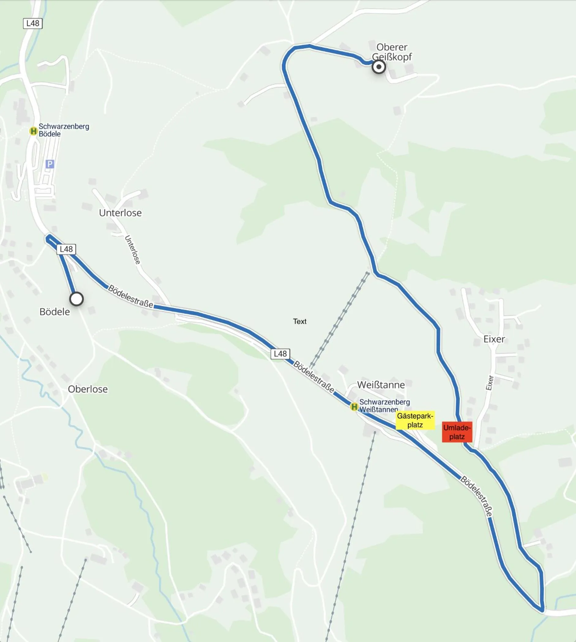 Text overlay in UNSER VORSÄSS - Geißkopf