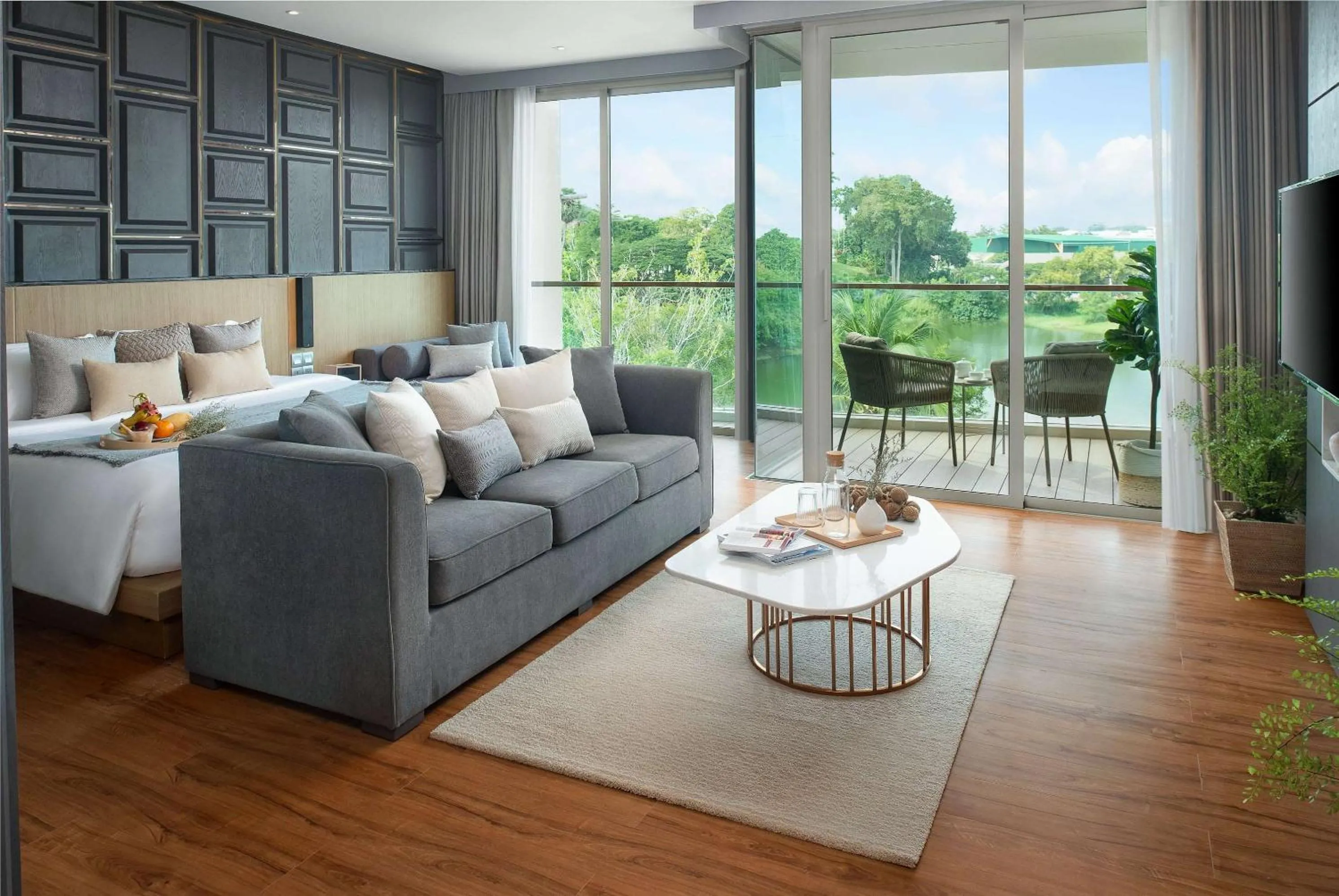 Photo of the whole room in Wyndham Grand Nai Harn Beach Phuket