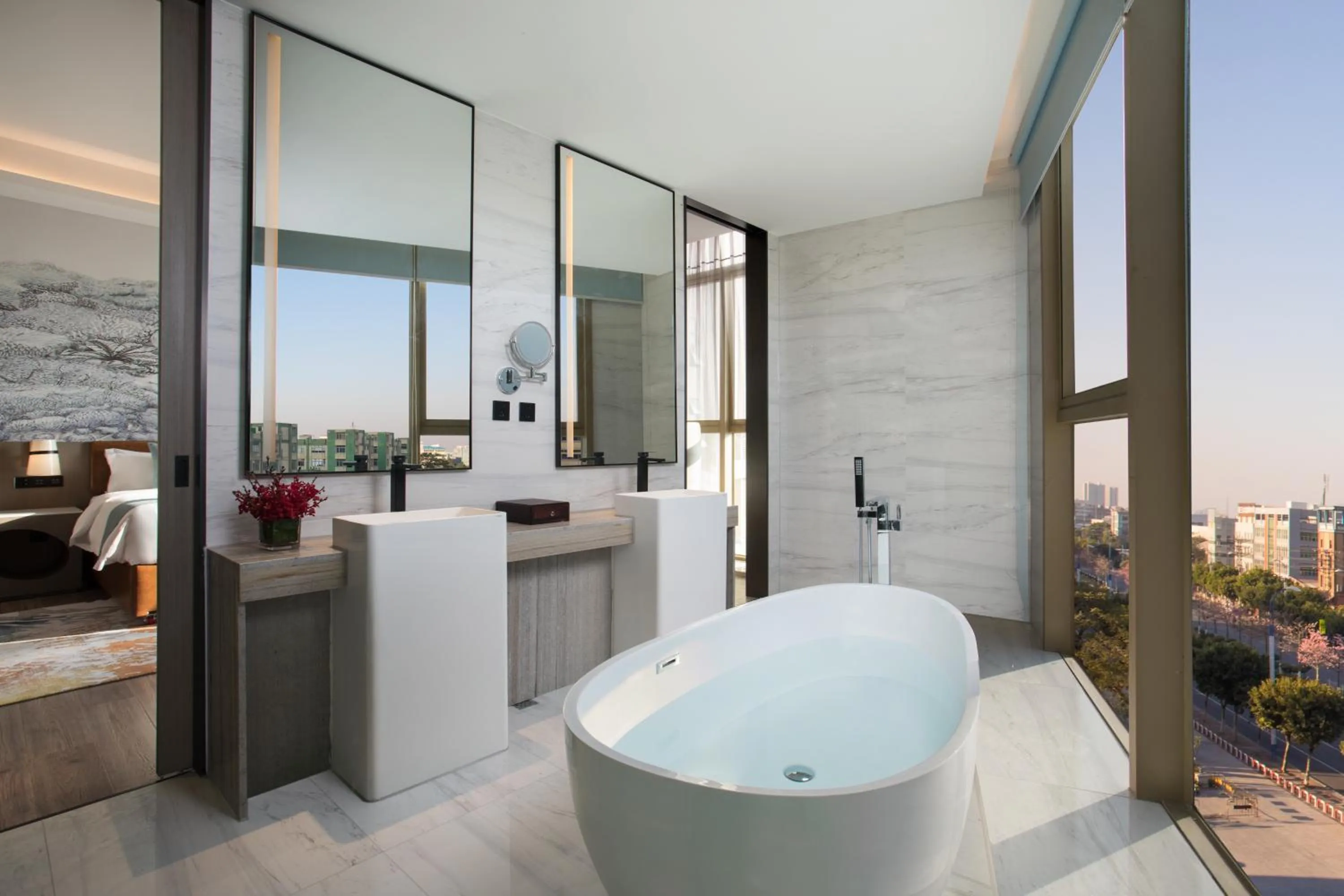 Bathroom in Ramada Encore by Wyndham Guangzhou South