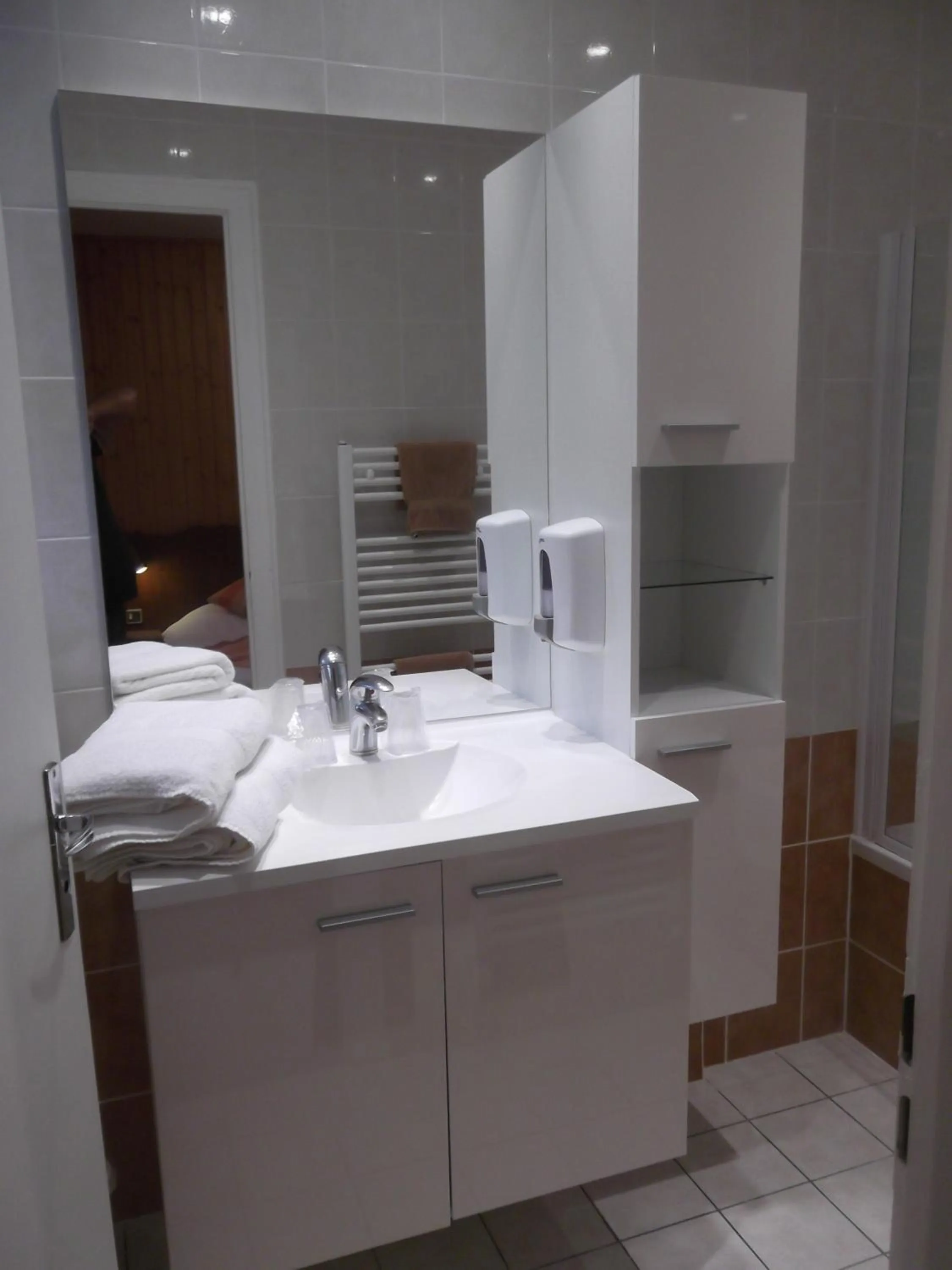 Bathroom in Auberge de la Dranse