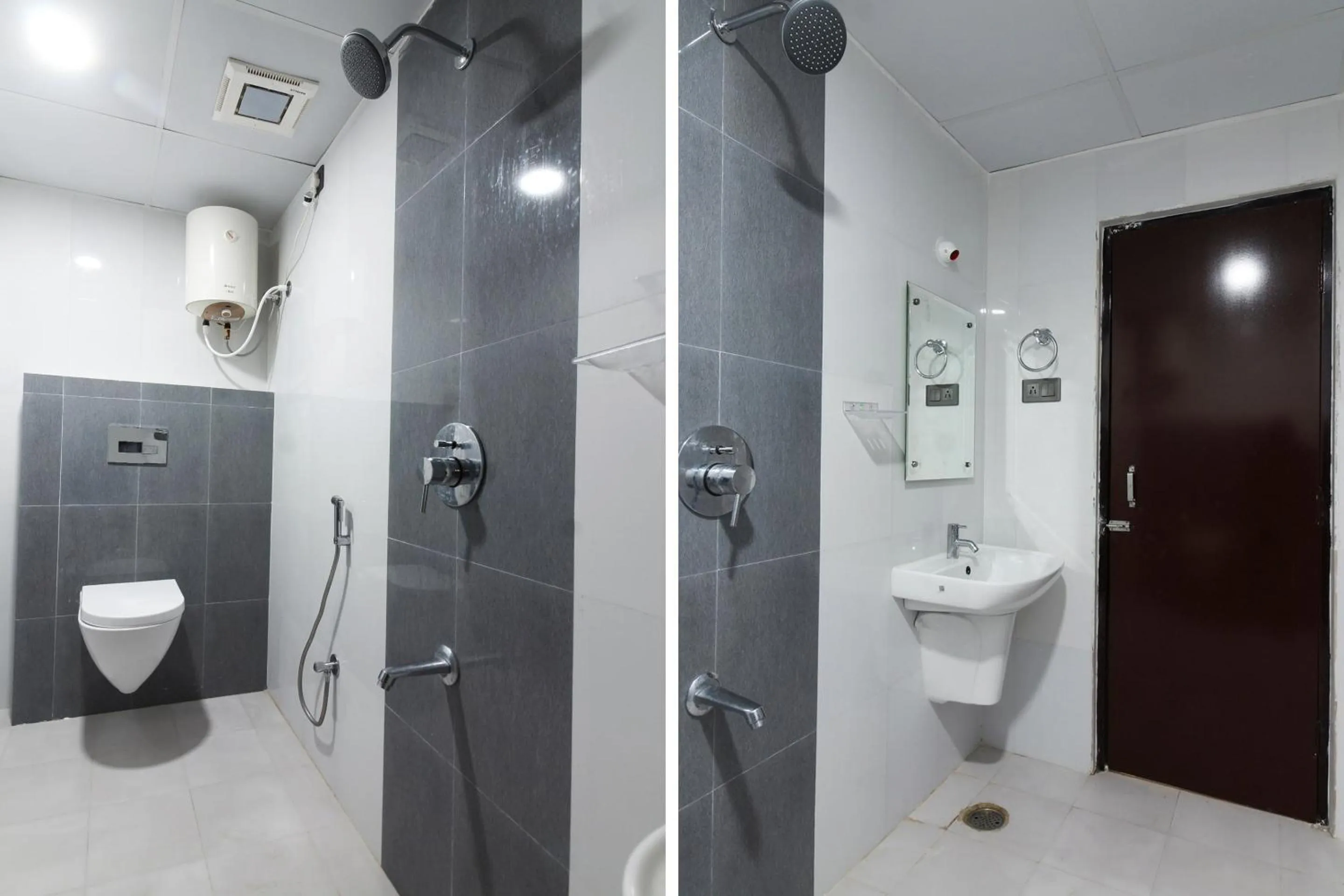 Bathroom in Super Collection O Mythri Hotel Near By ECIL, AS RAO Nagar, Sainikpuri