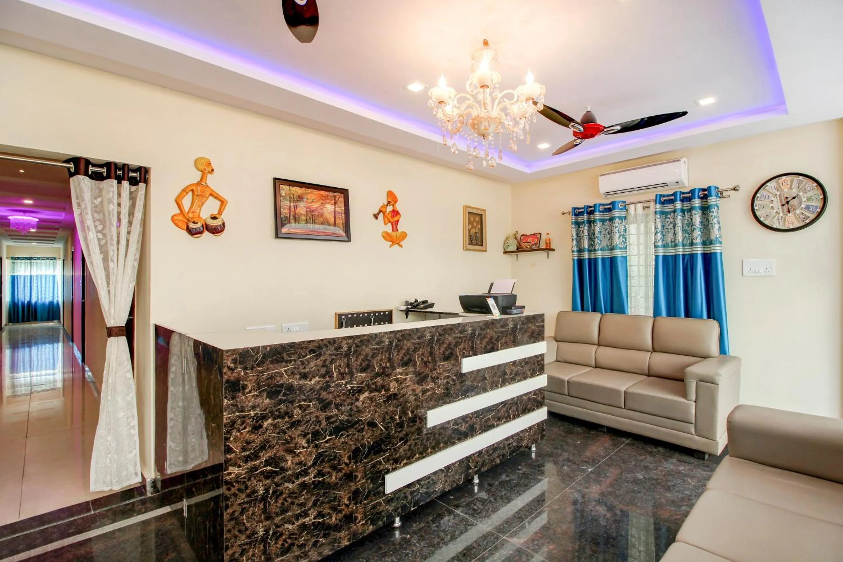 Lobby or reception in Hotel Blue House