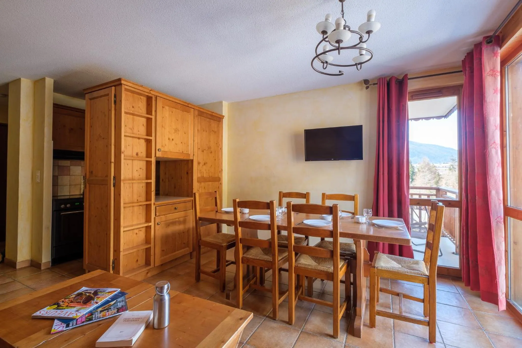 kitchen in Résidence Les Balcons de Val Cenis Village