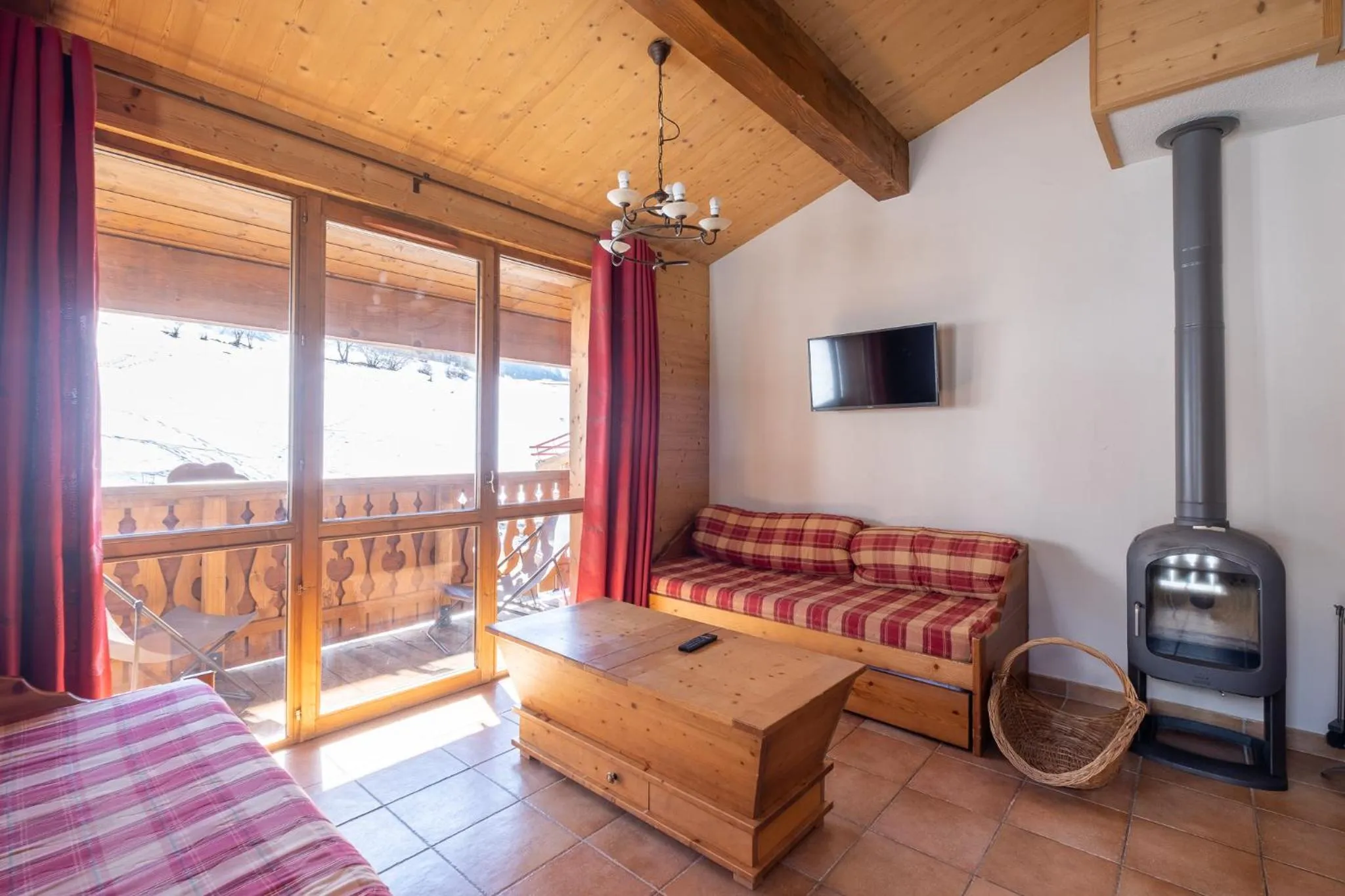 Living room in Résidence Les Balcons de Val Cenis Village