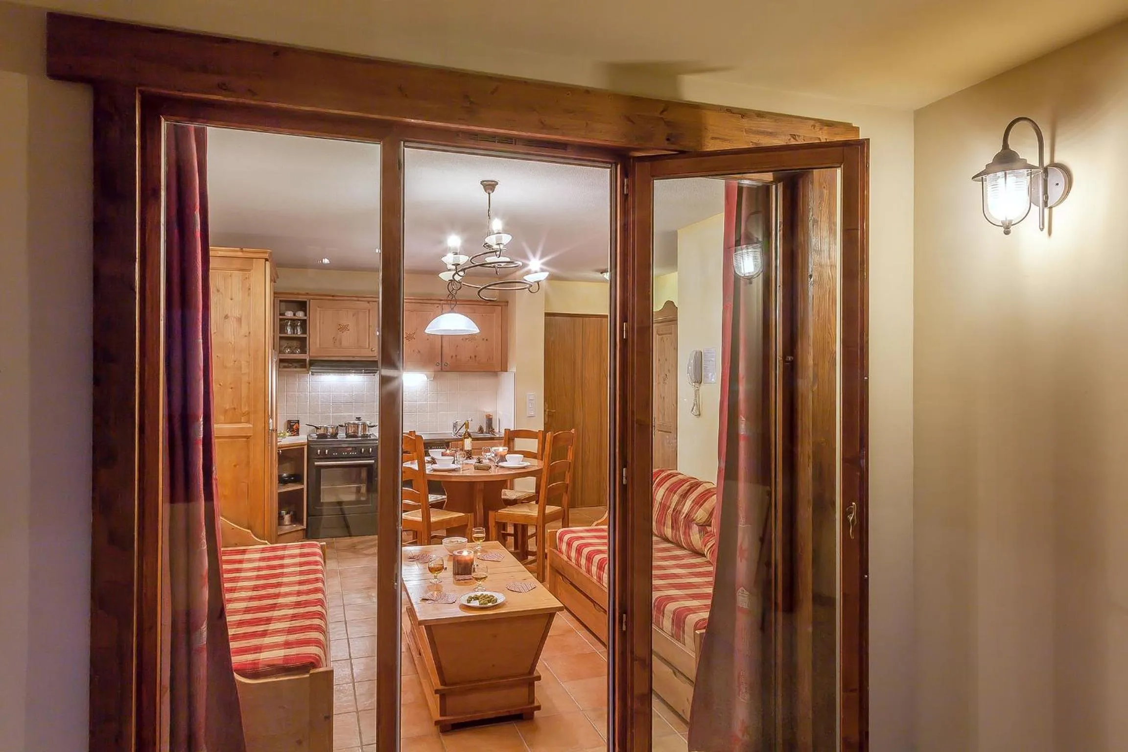 Living room in Résidence Les Balcons de Val Cenis Village