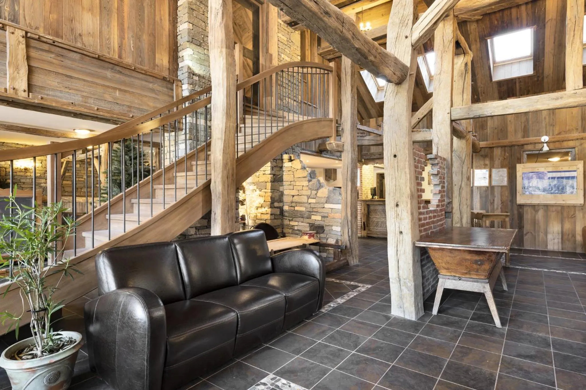 Lobby or reception in Résidence Les Balcons de Val Cenis Village