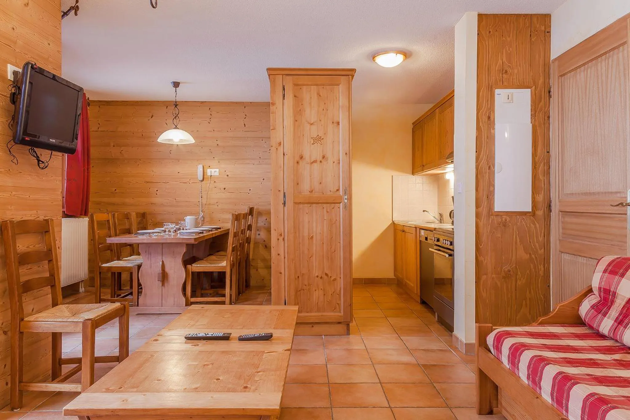 Living room in Résidence Les Balcons de Val Cenis Village