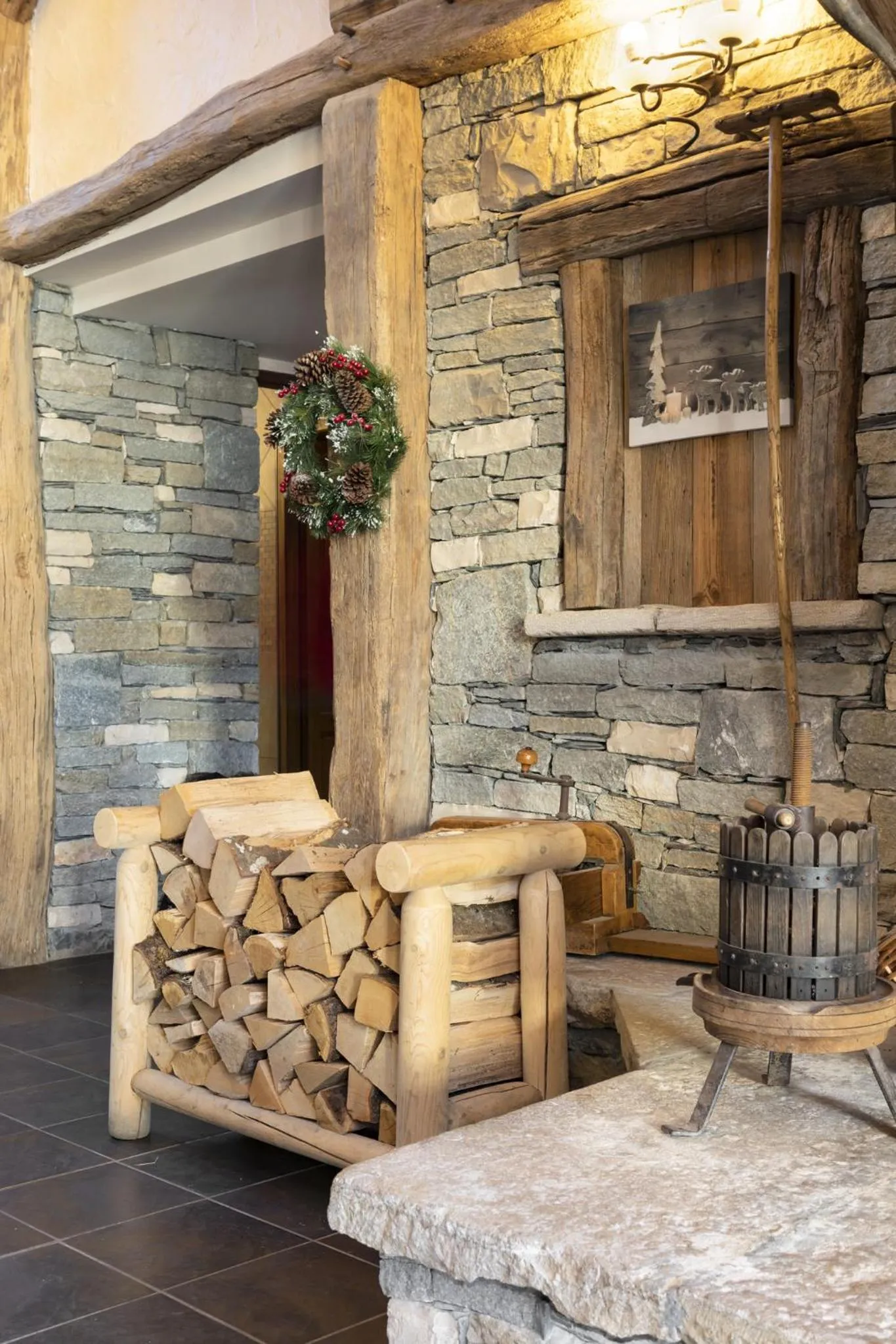 Lobby or reception in Résidence Les Balcons de Val Cenis Village
