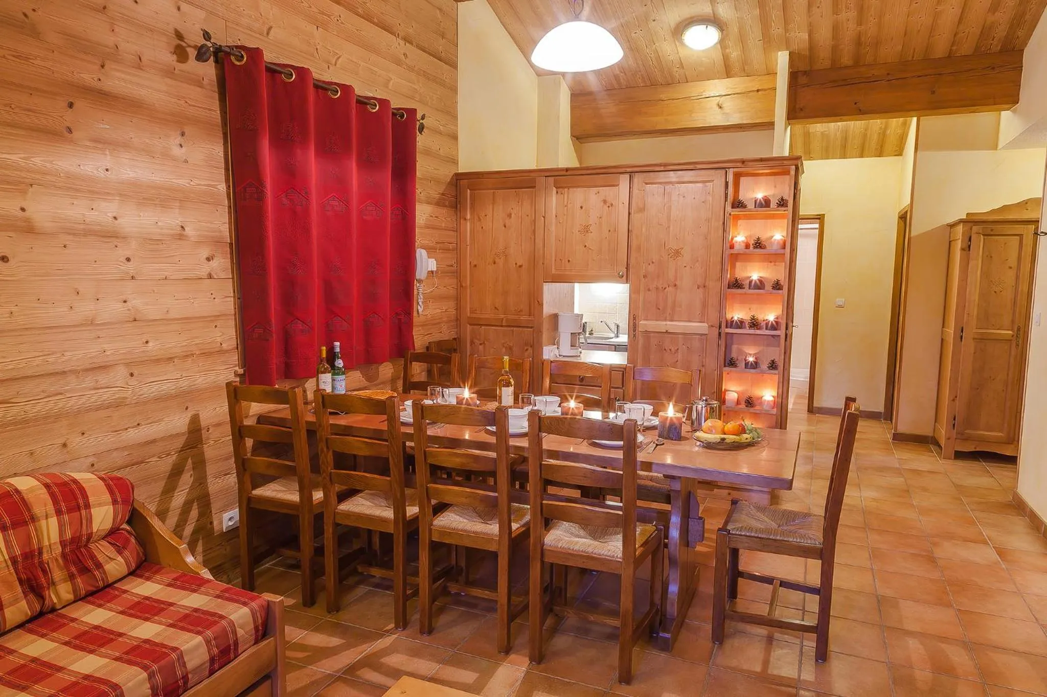 Living room in Résidence Les Balcons de Val Cenis Village