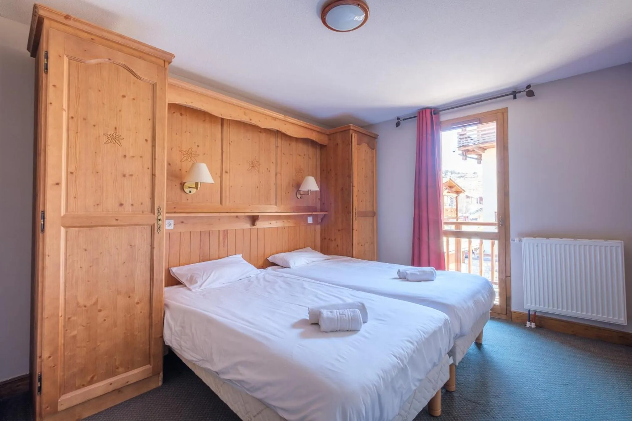 Bedroom, Bed in Résidence Les Balcons de Val Cenis Village