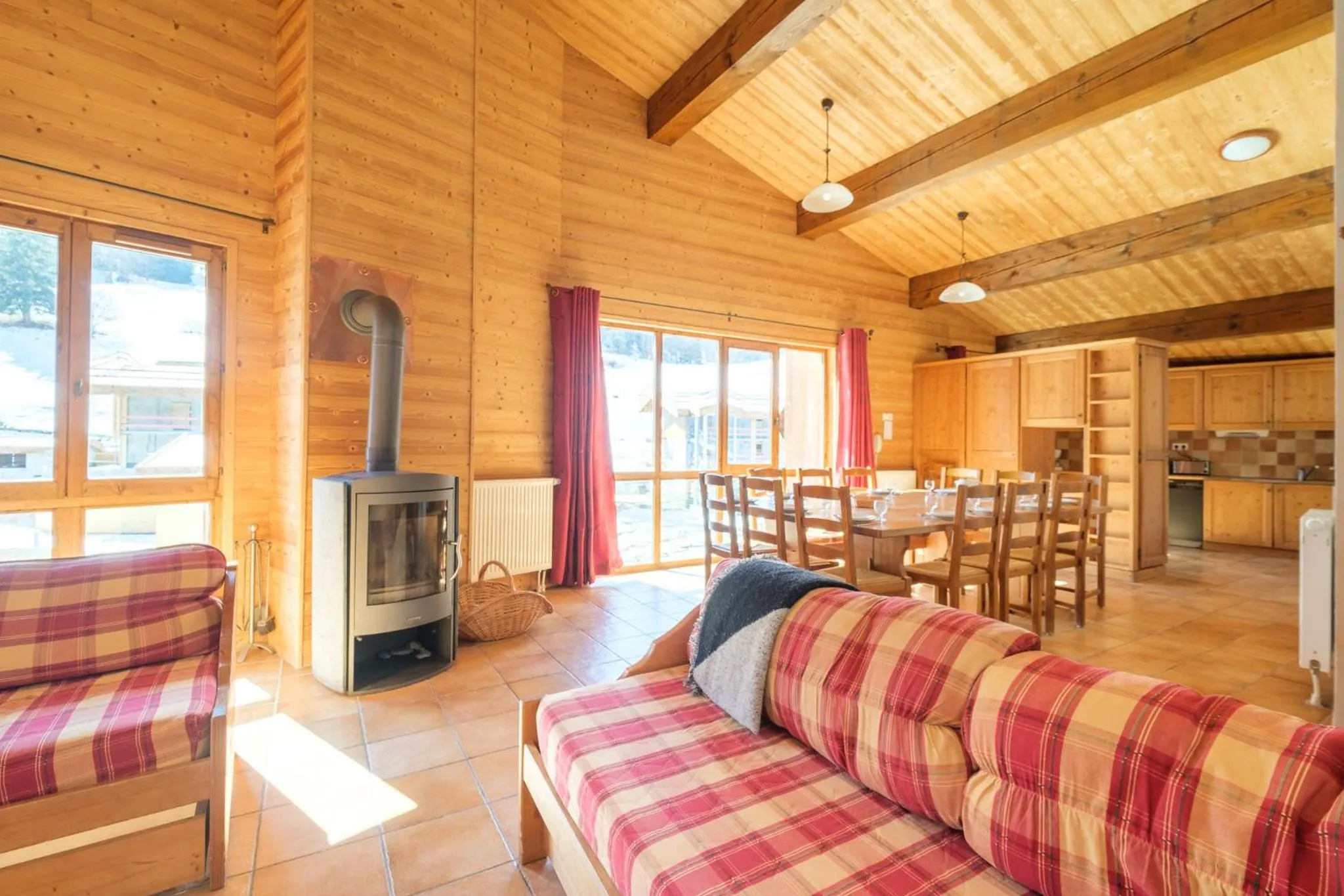 Living room in Résidence Les Balcons de Val Cenis Village