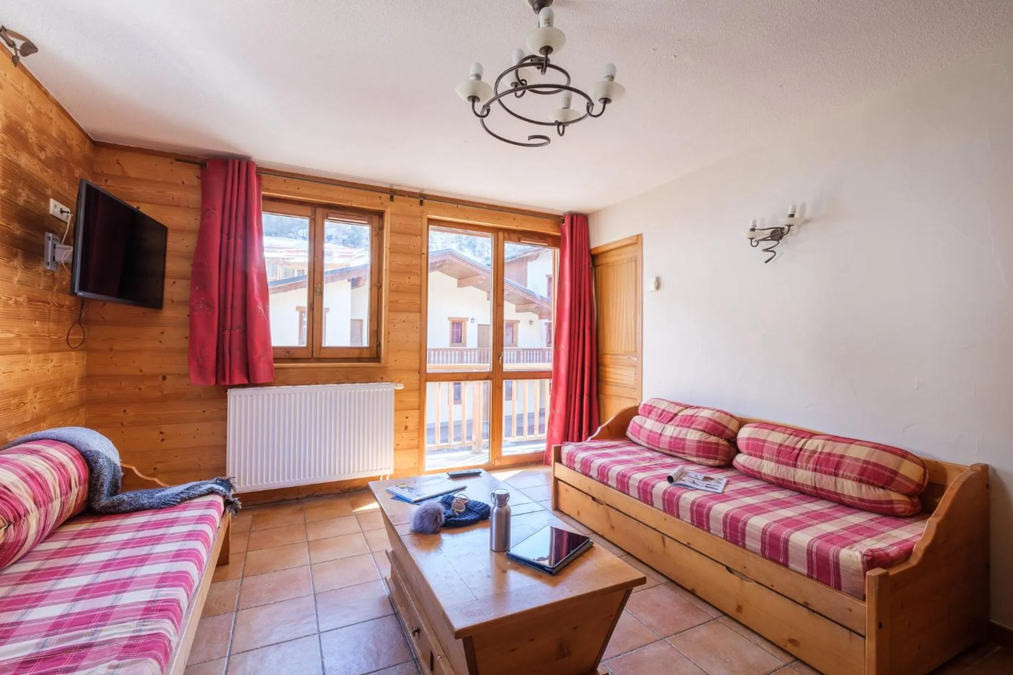 Living room in Résidence Les Balcons de Val Cenis Village