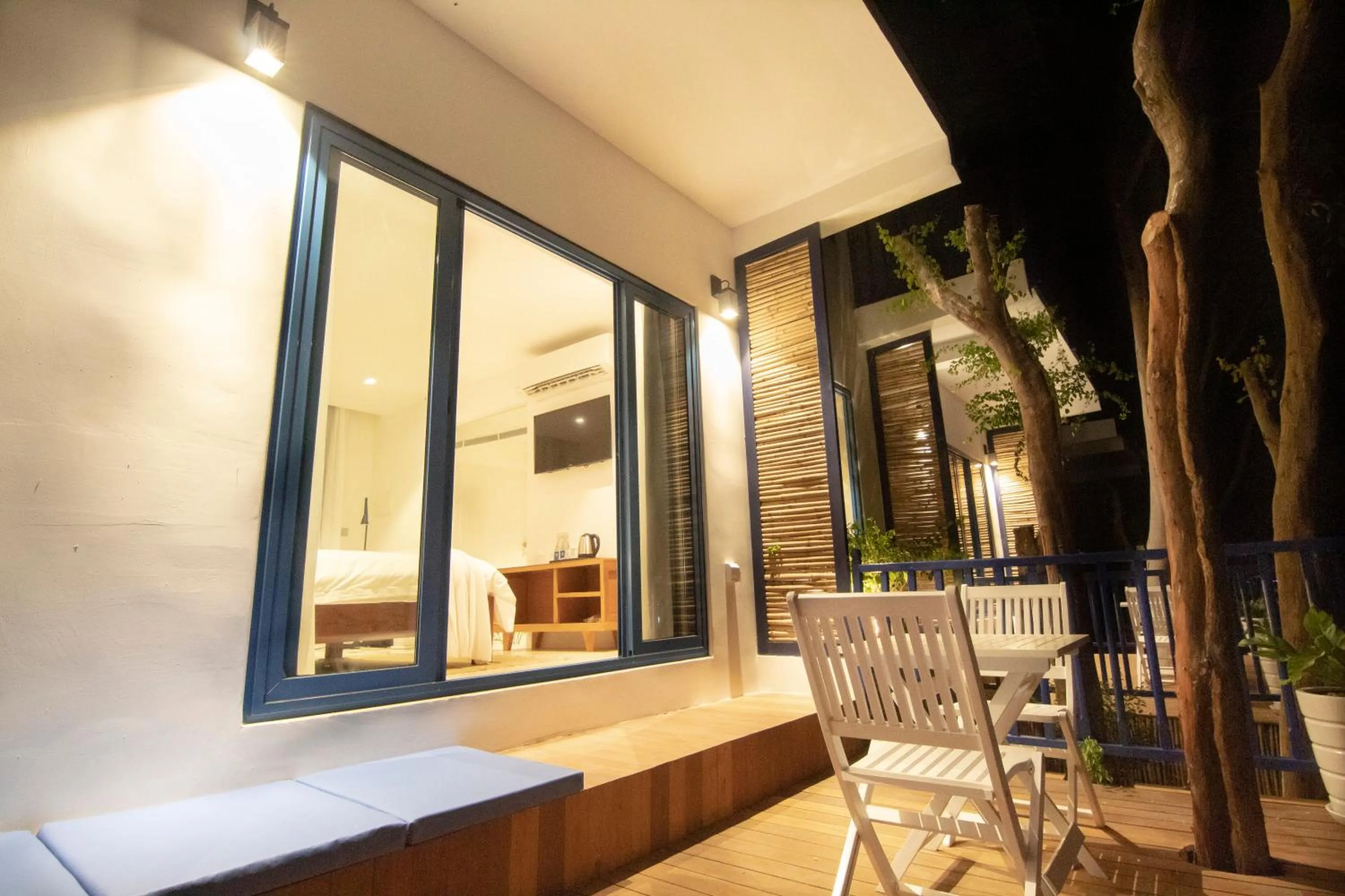 Patio in The B Resort