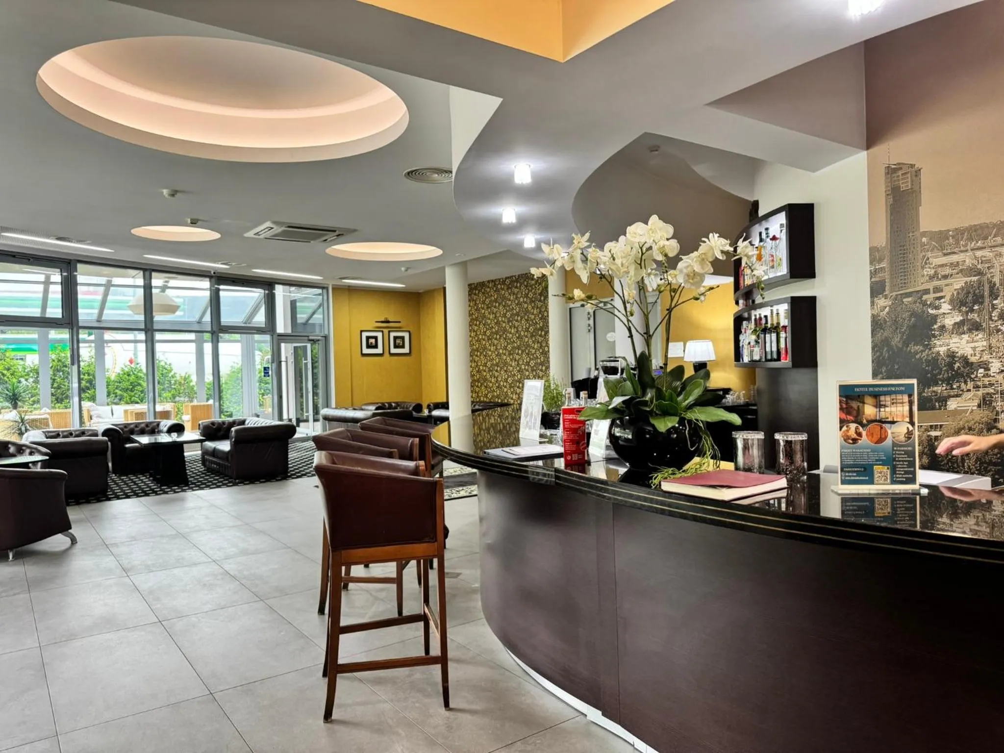 Seating area in Hotel Business Faltom Gdynia