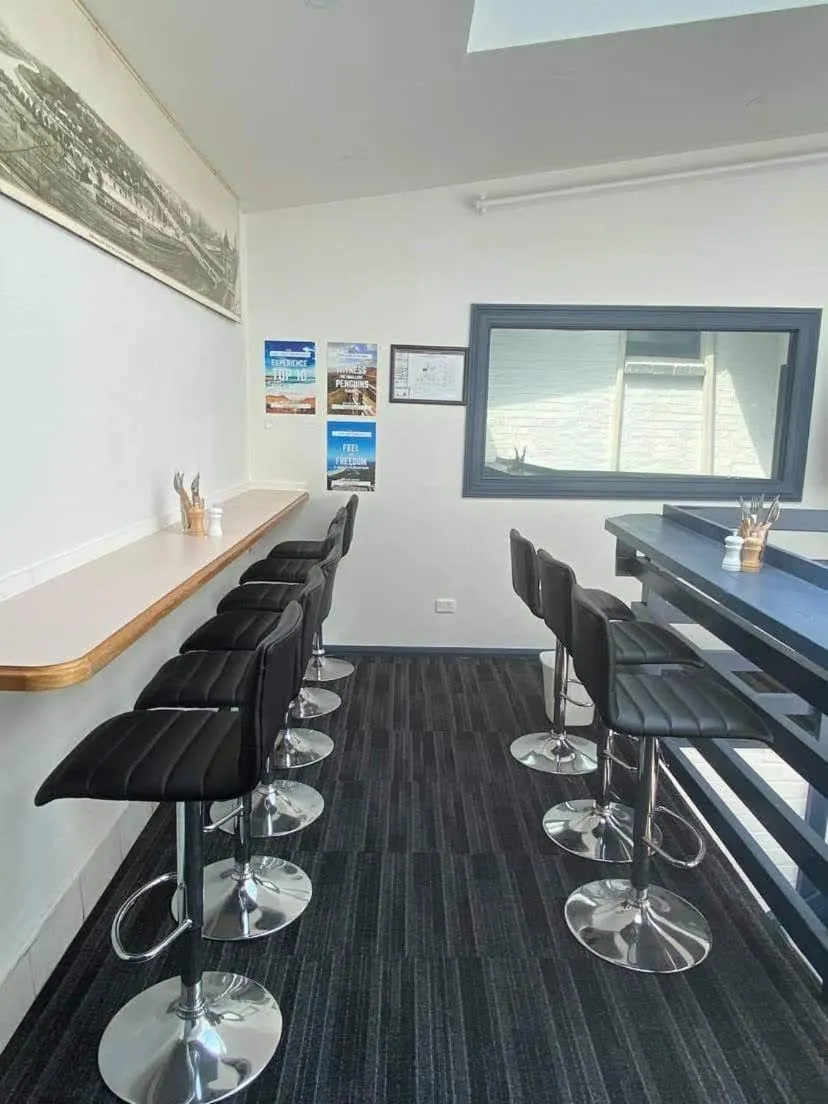 Seating area in Queen Victoria Hostel