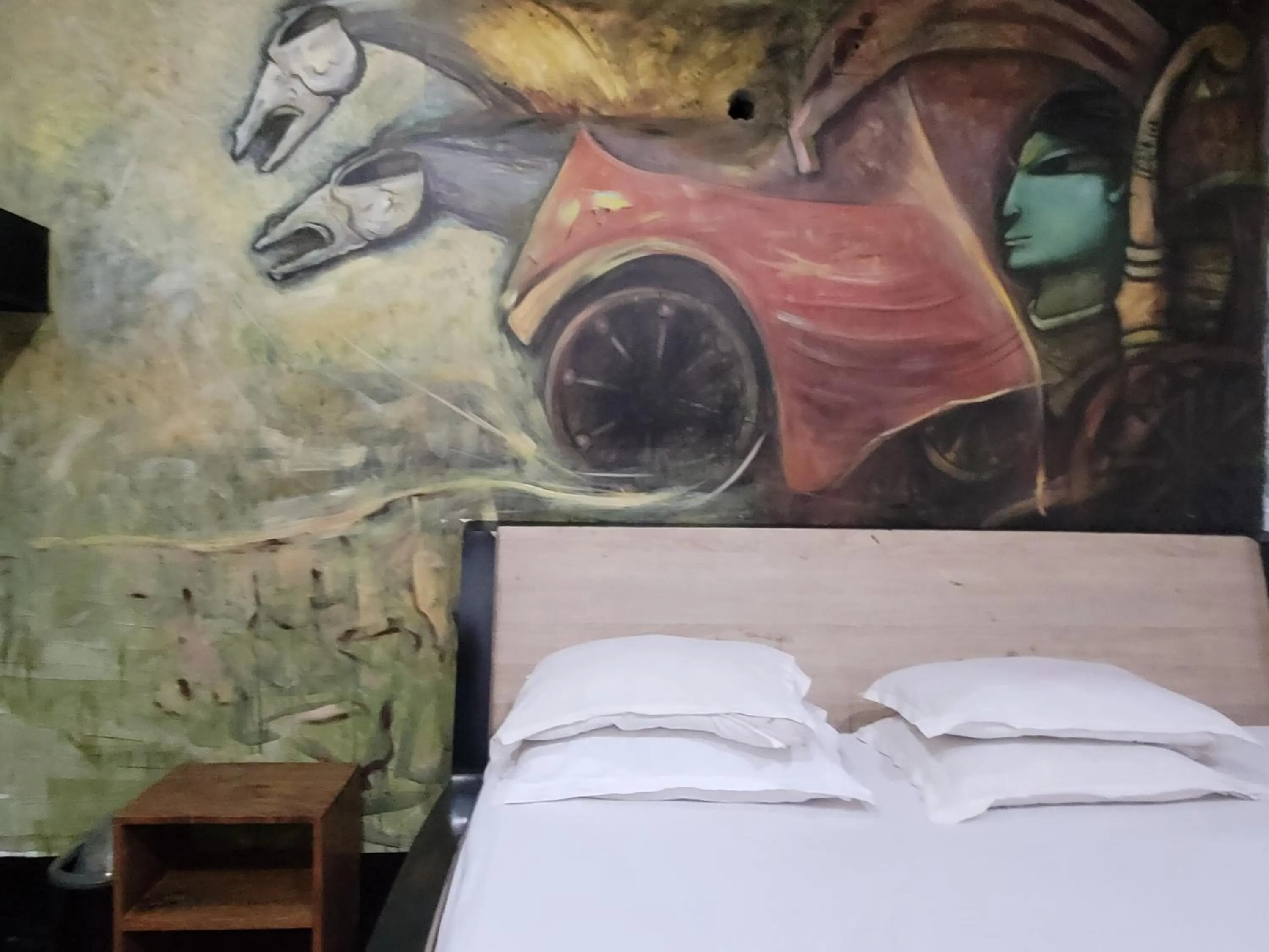 Bed in Panchobon Art Resort