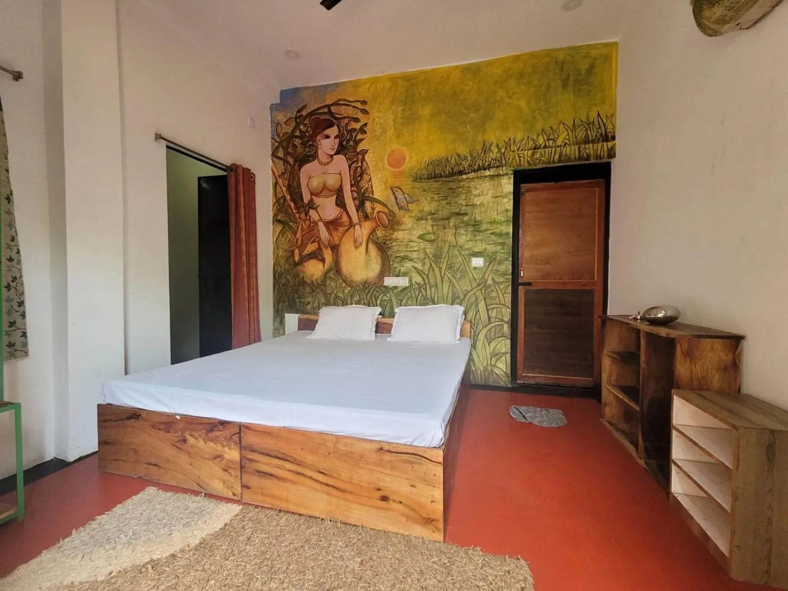 Bedroom, Bed in Panchobon Art Resort