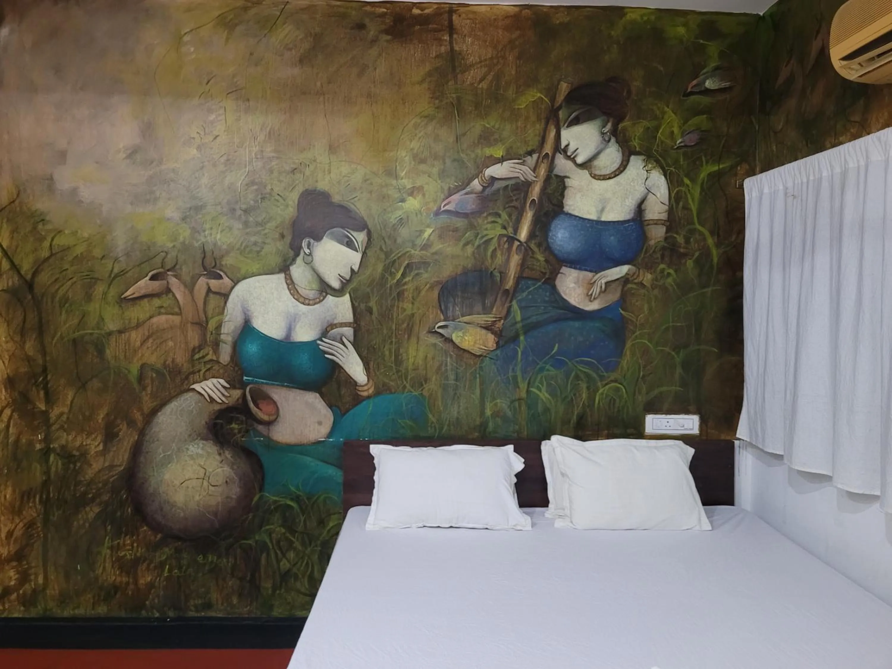 Bed in Panchobon Art Resort